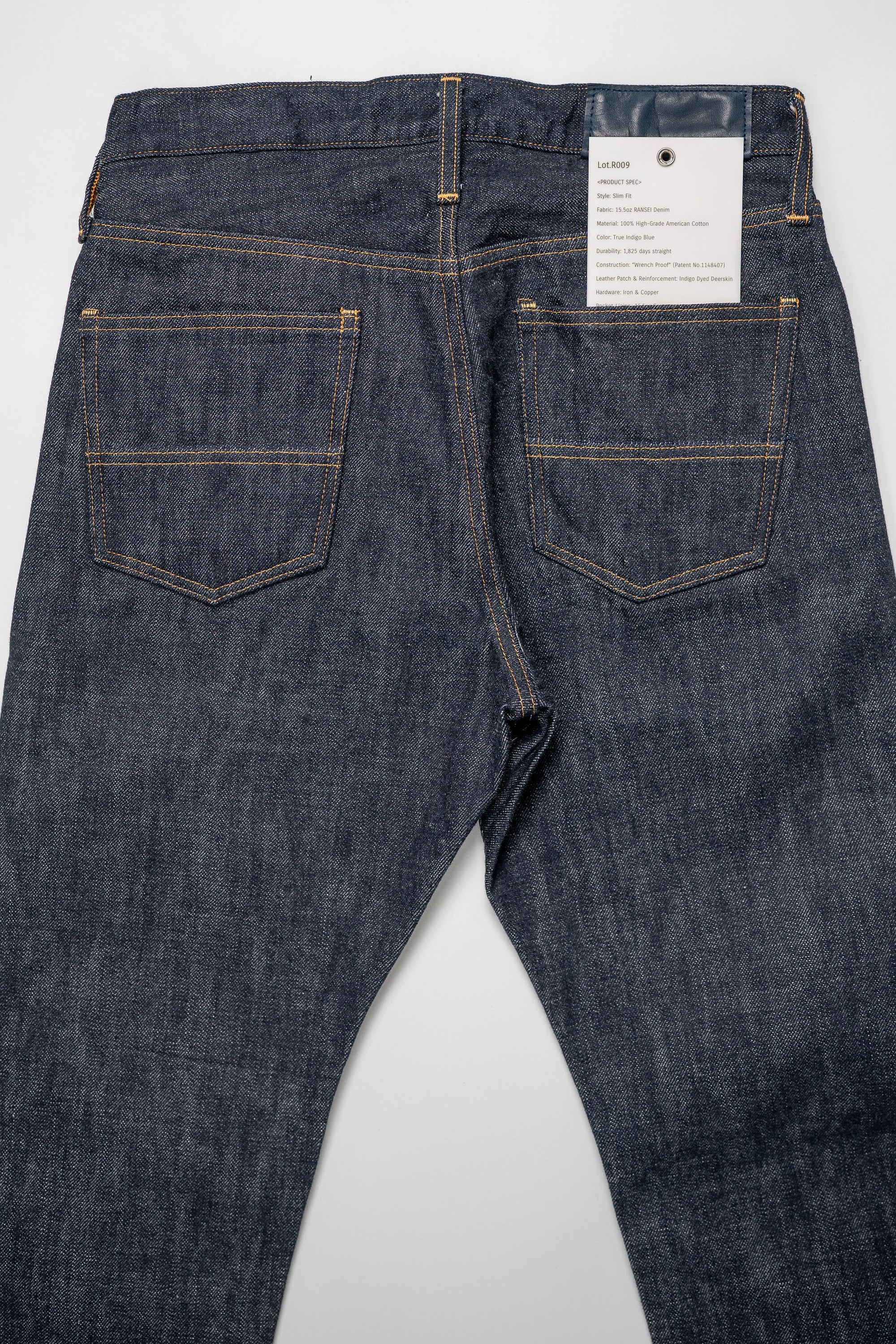 Big John R009 Rare Jeans Slim - Indigo One Wash
