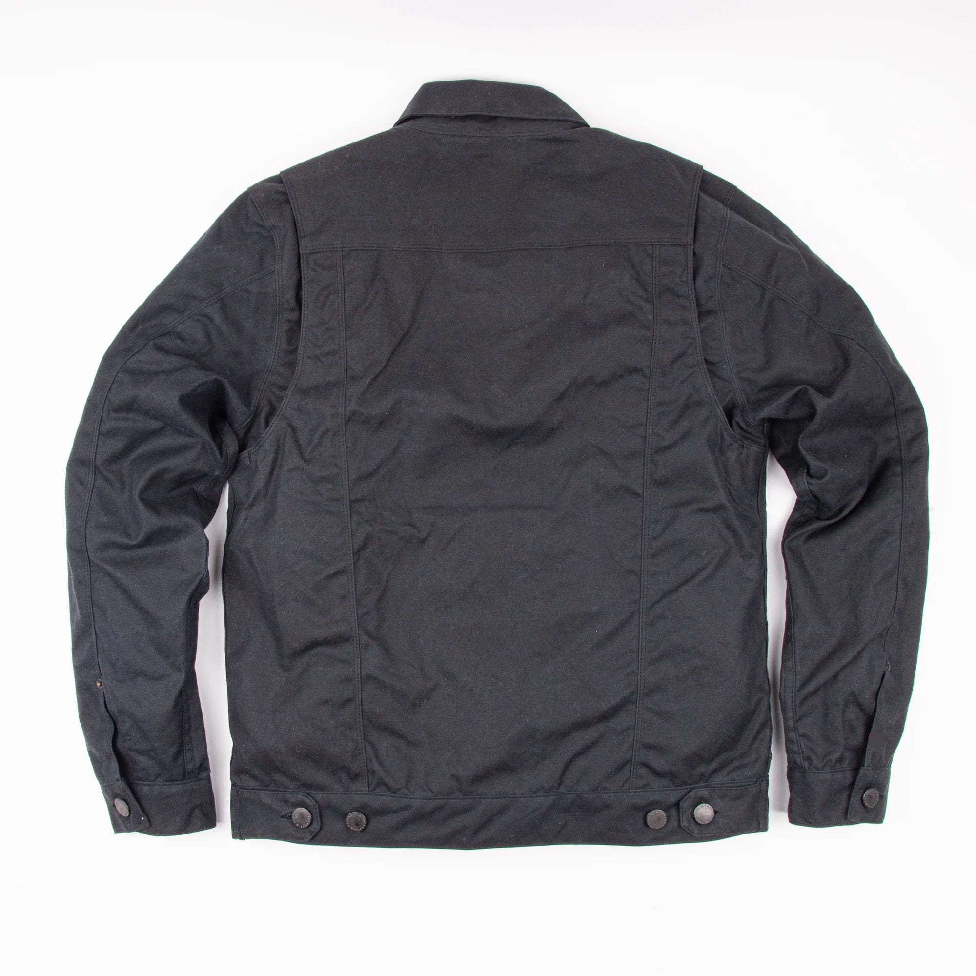 Freenote Cloth Riders Jacket Waxed Canvas - Black