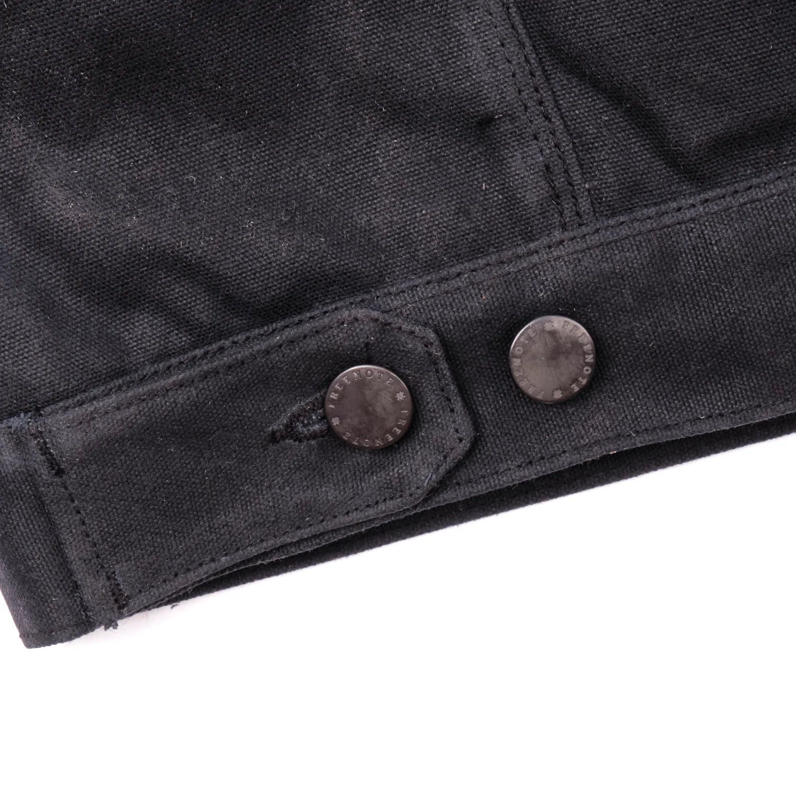 Freenote Cloth Heavy Waxed Riders Jacket - Black Alpaca