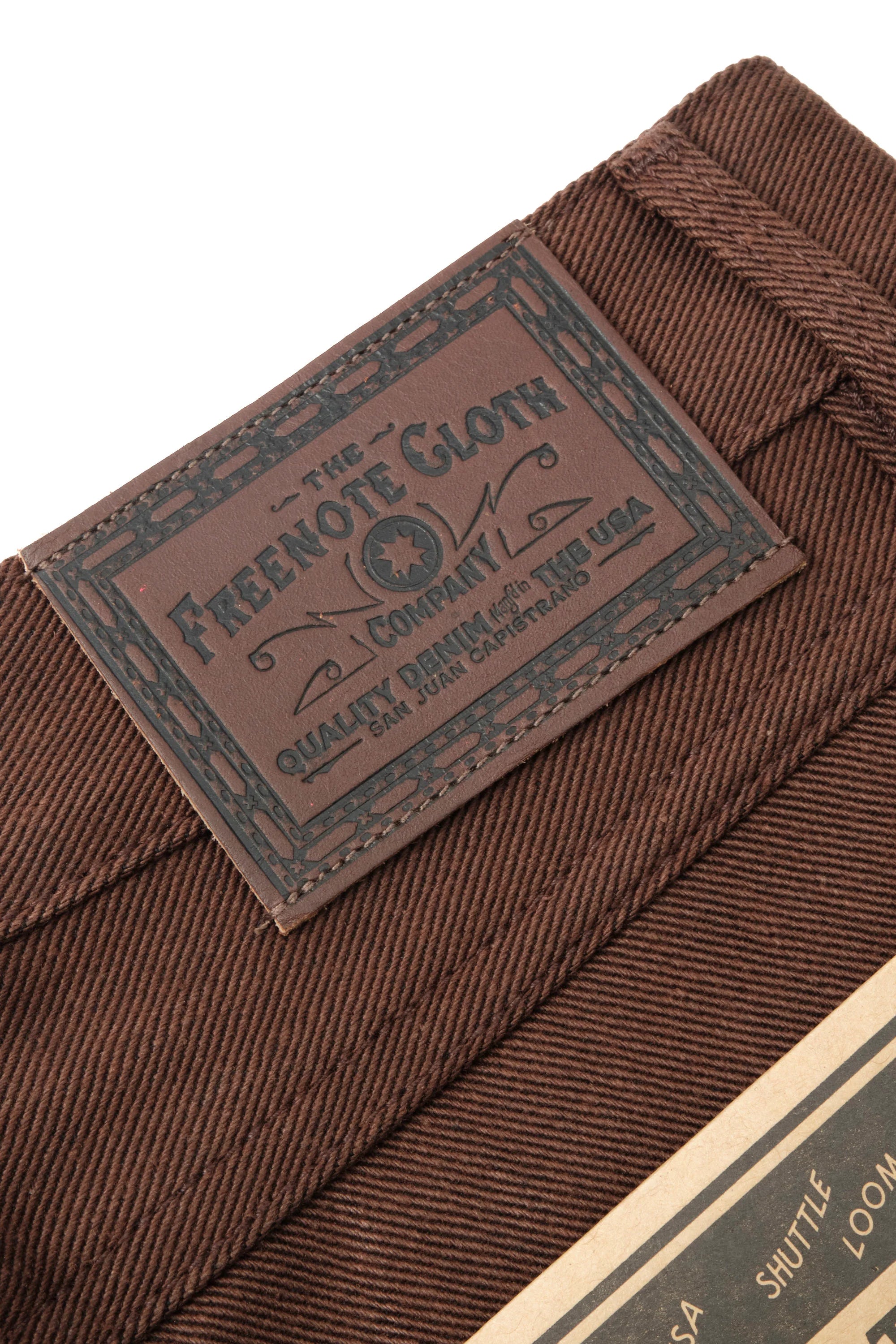 Freenote Cloth Rios - 15oz Dark Brown Denim