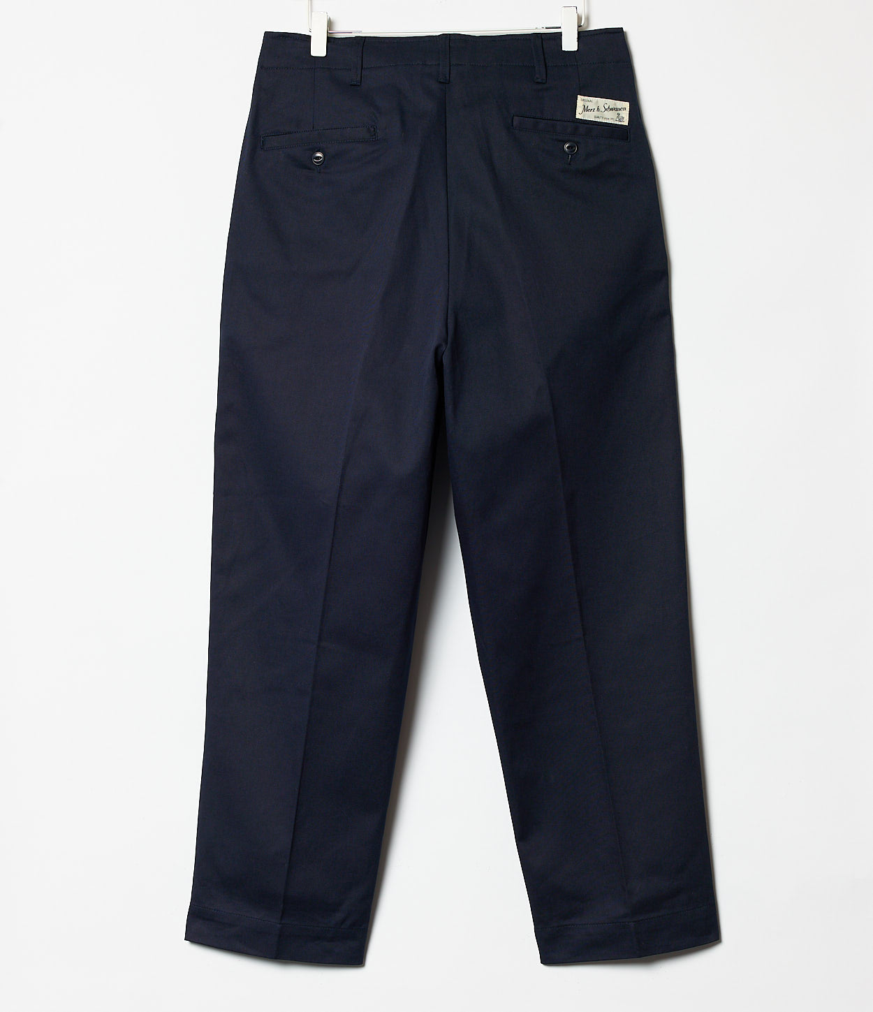 Merz b. Schwanen CHINO01 Good Basics Chino 9.2oz Organic Cotton Twill - Dark Navy