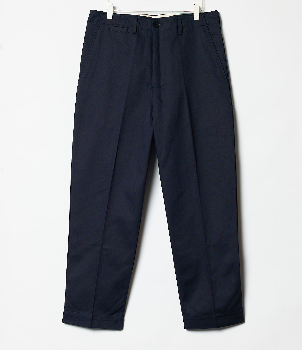 Merz b. Schwanen CHINO01 Good Basics Chino 9.2oz Organic Cotton Twill - Dark Navy