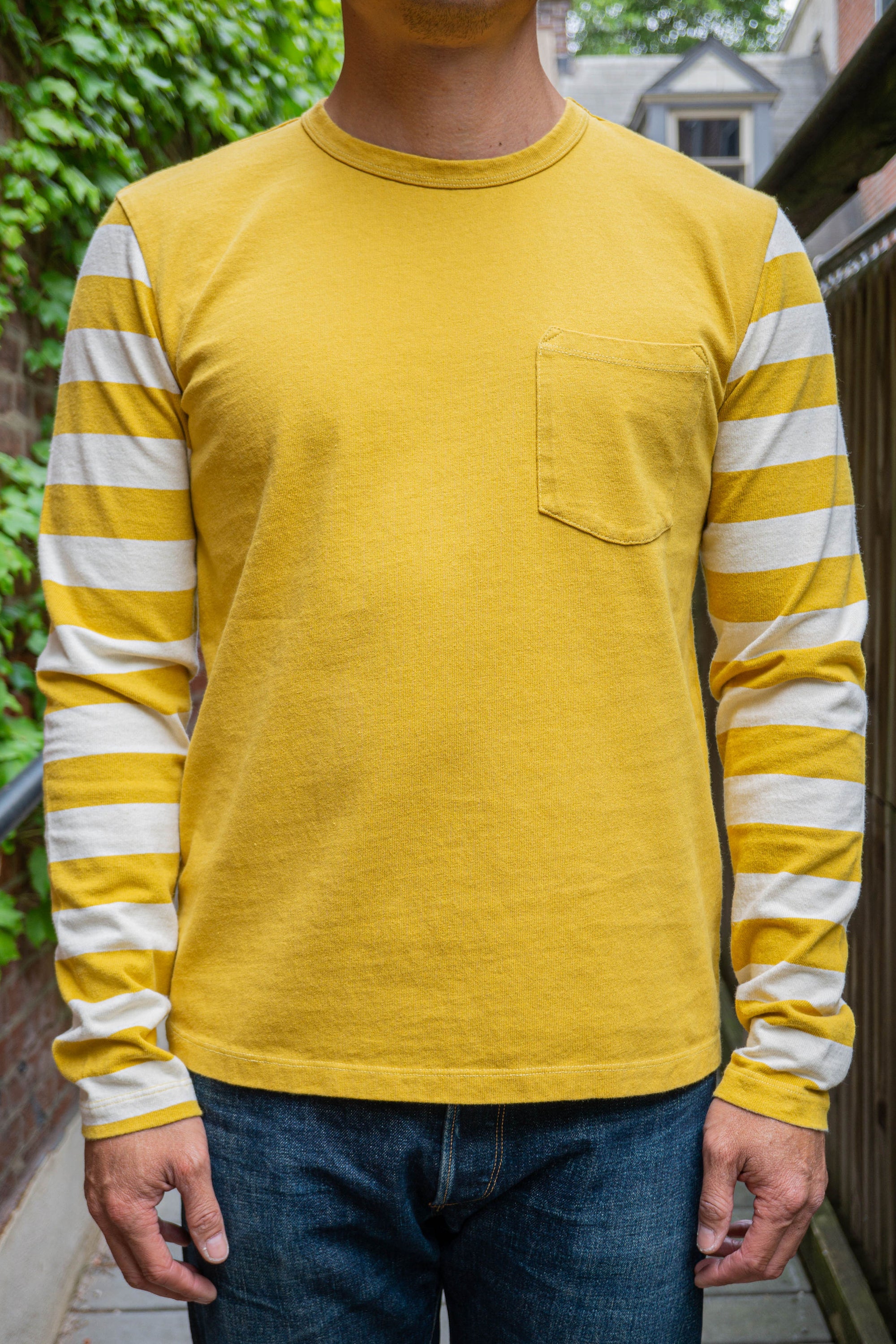Freenote Cloth Shifter LS - Mustard Natural