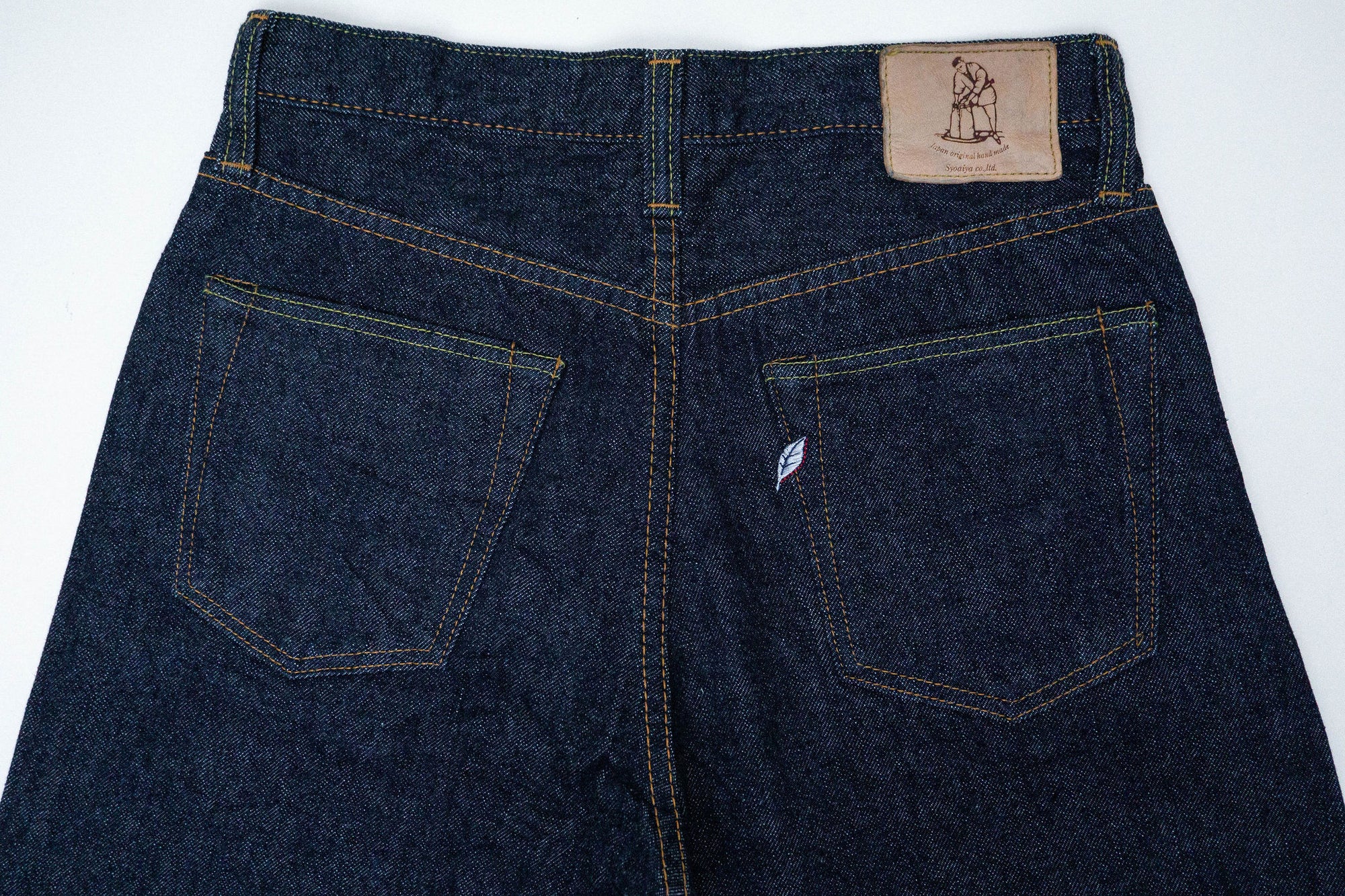 Pure Blue Japan PBE-019 Relaxed Taper - 17oz Beige Core Nep Denim