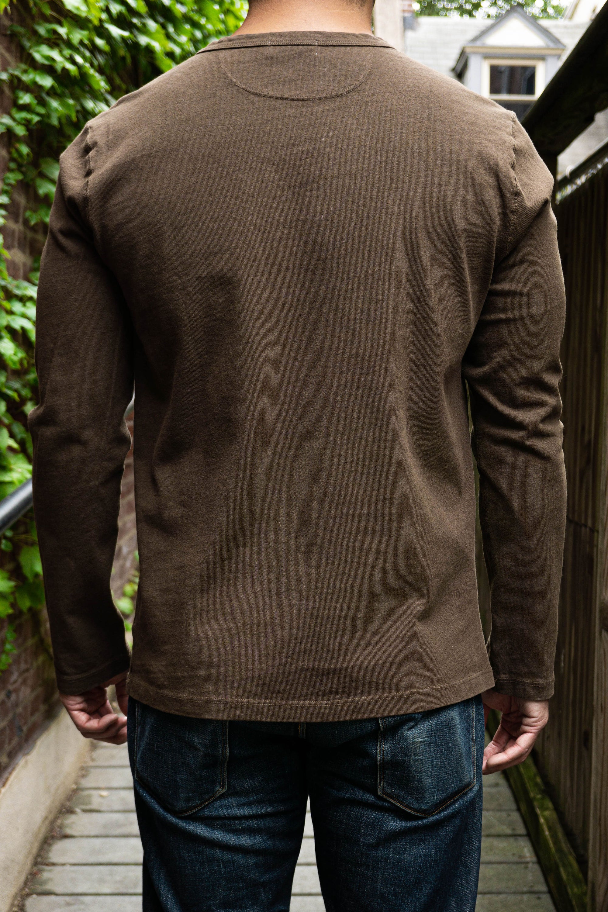 Freenote Cloth 13oz Henley L/S - Cedar