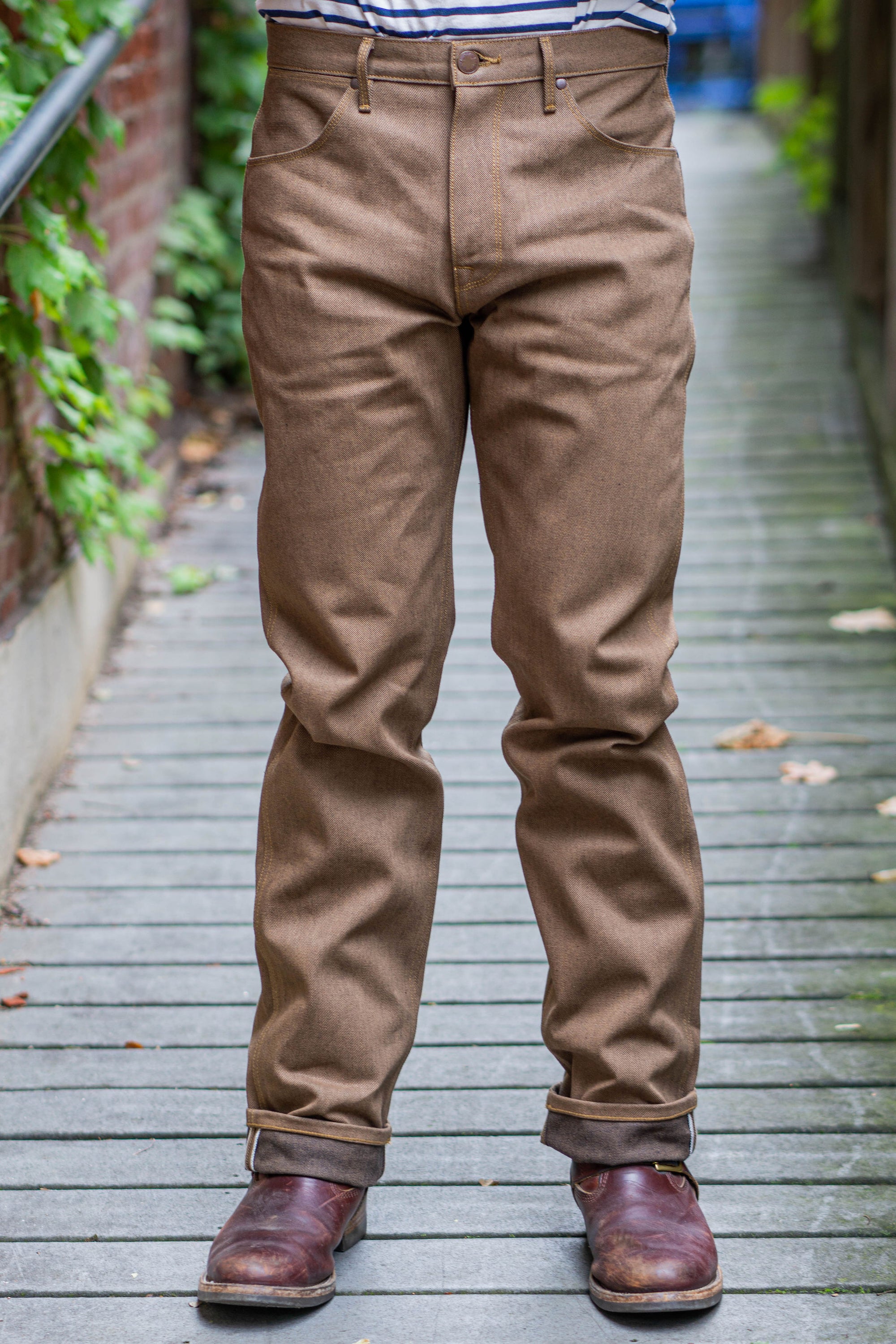 Freenote Cloth Wilkes - 15oz Brown Denim