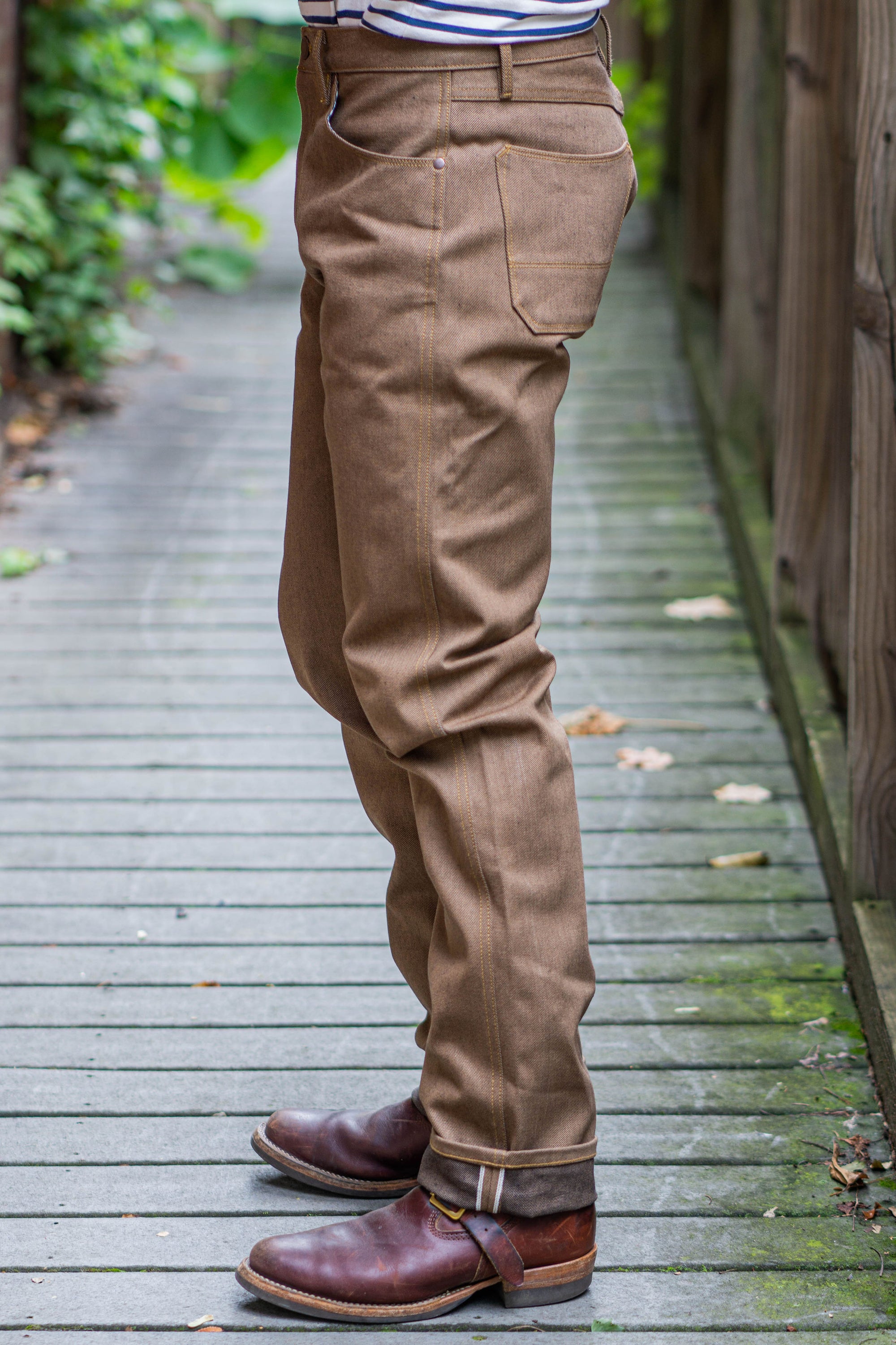 Freenote Cloth Wilkes - 15oz Brown Denim
