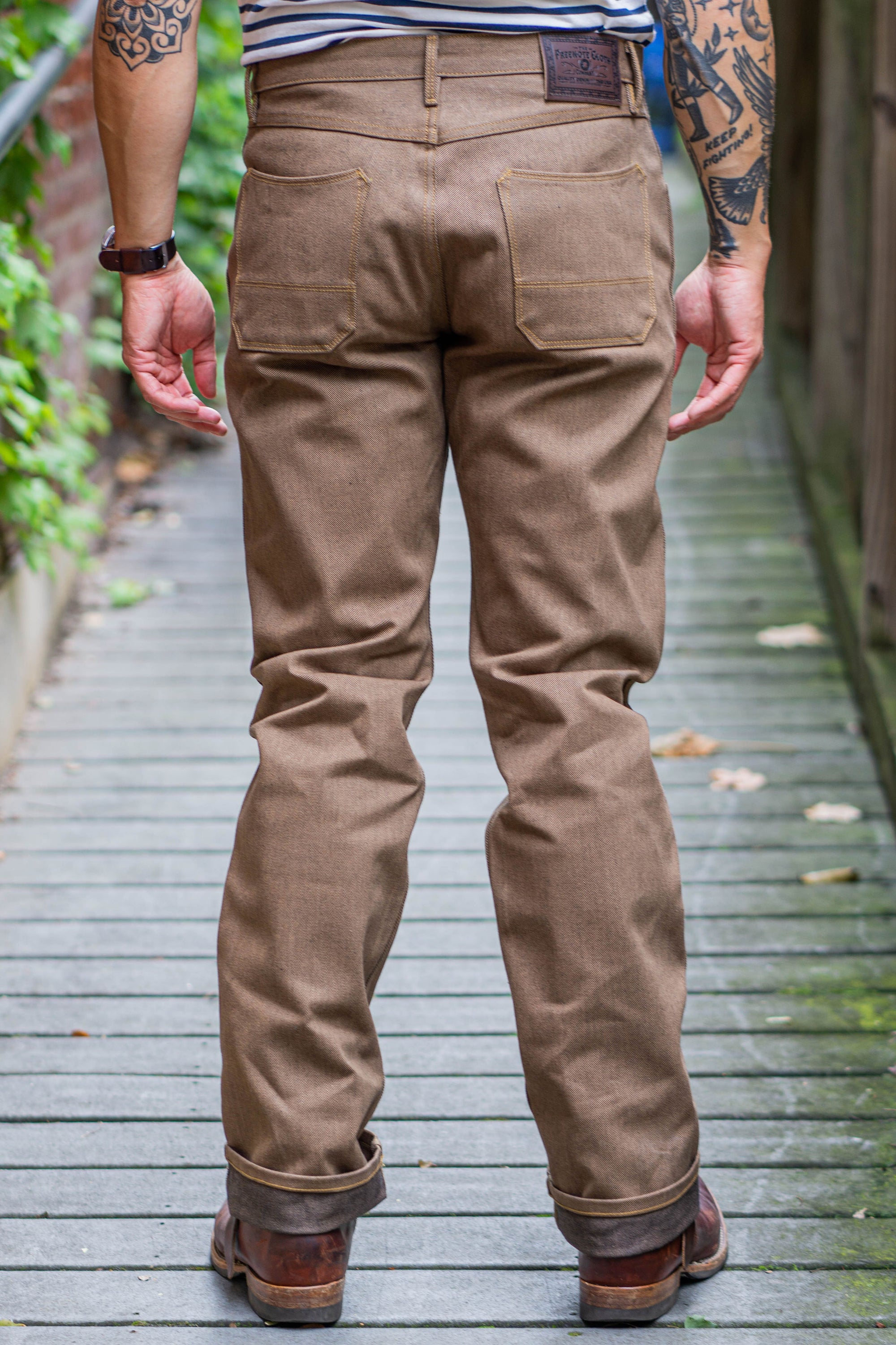 Freenote Cloth Wilkes - 15oz Brown Denim