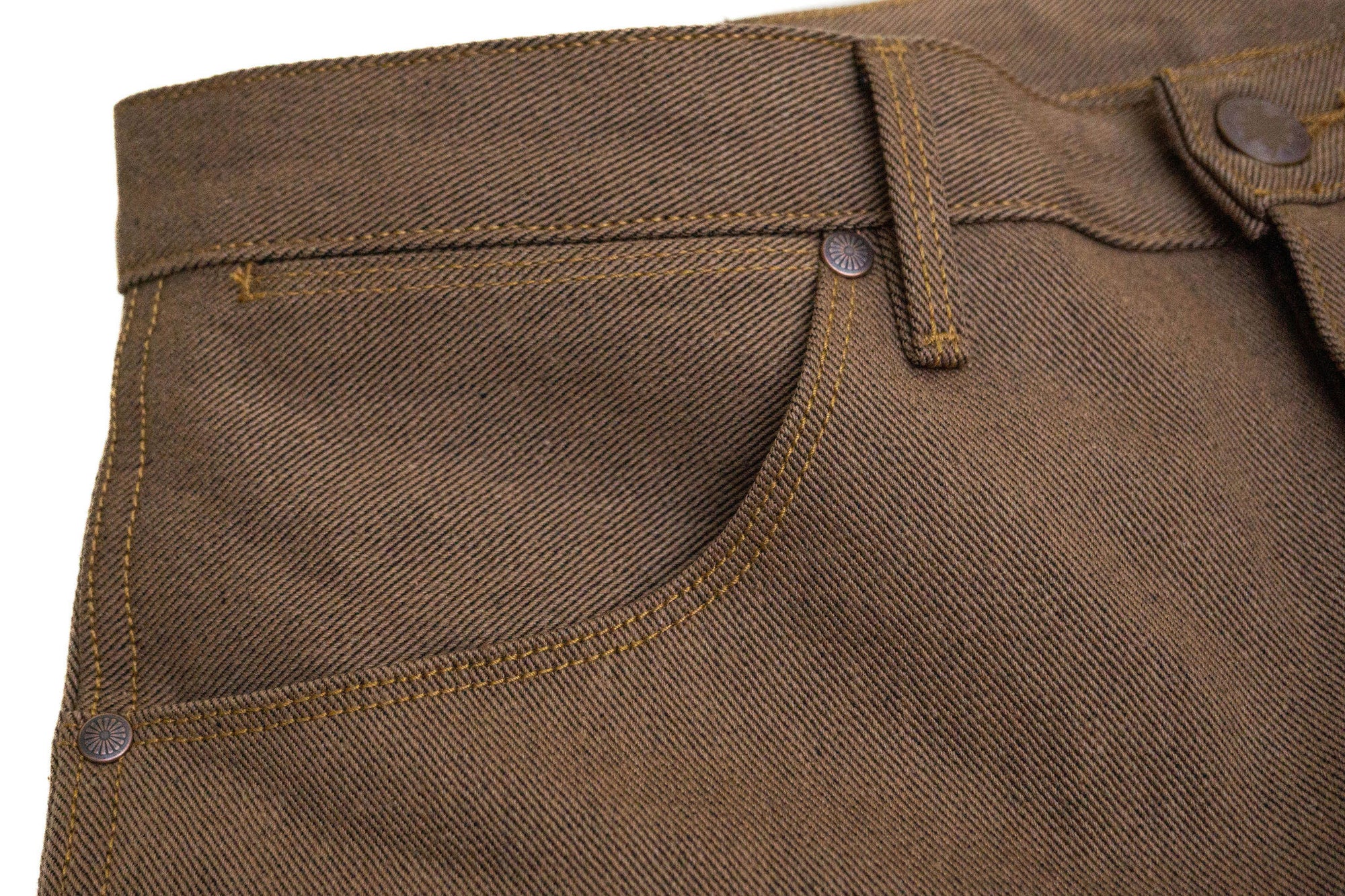 Freenote Cloth Wilkes - 15oz Brown Denim