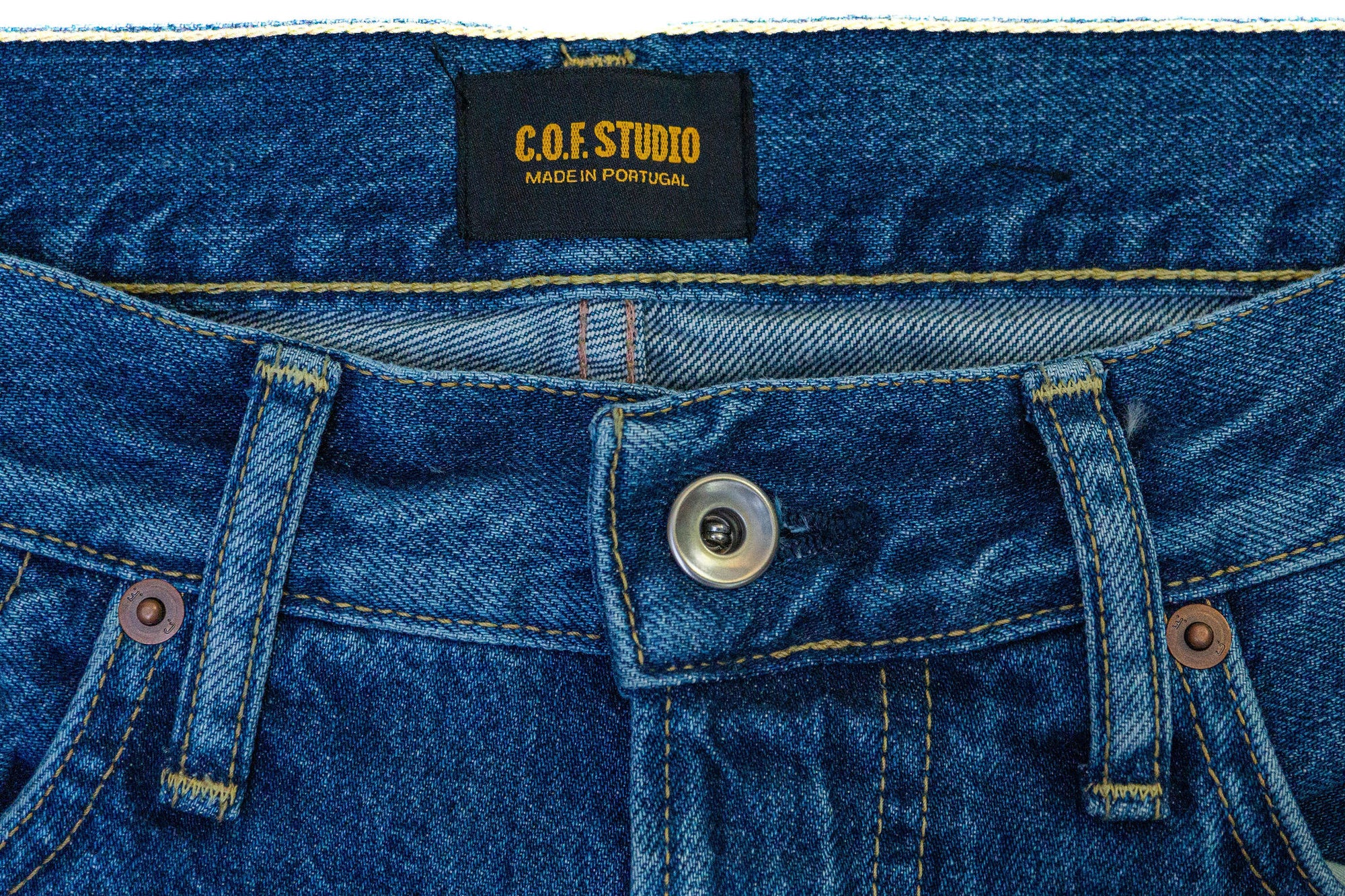 C.O.F. Studio M6 Straight - 13 oz. Selvedge 6x Wash