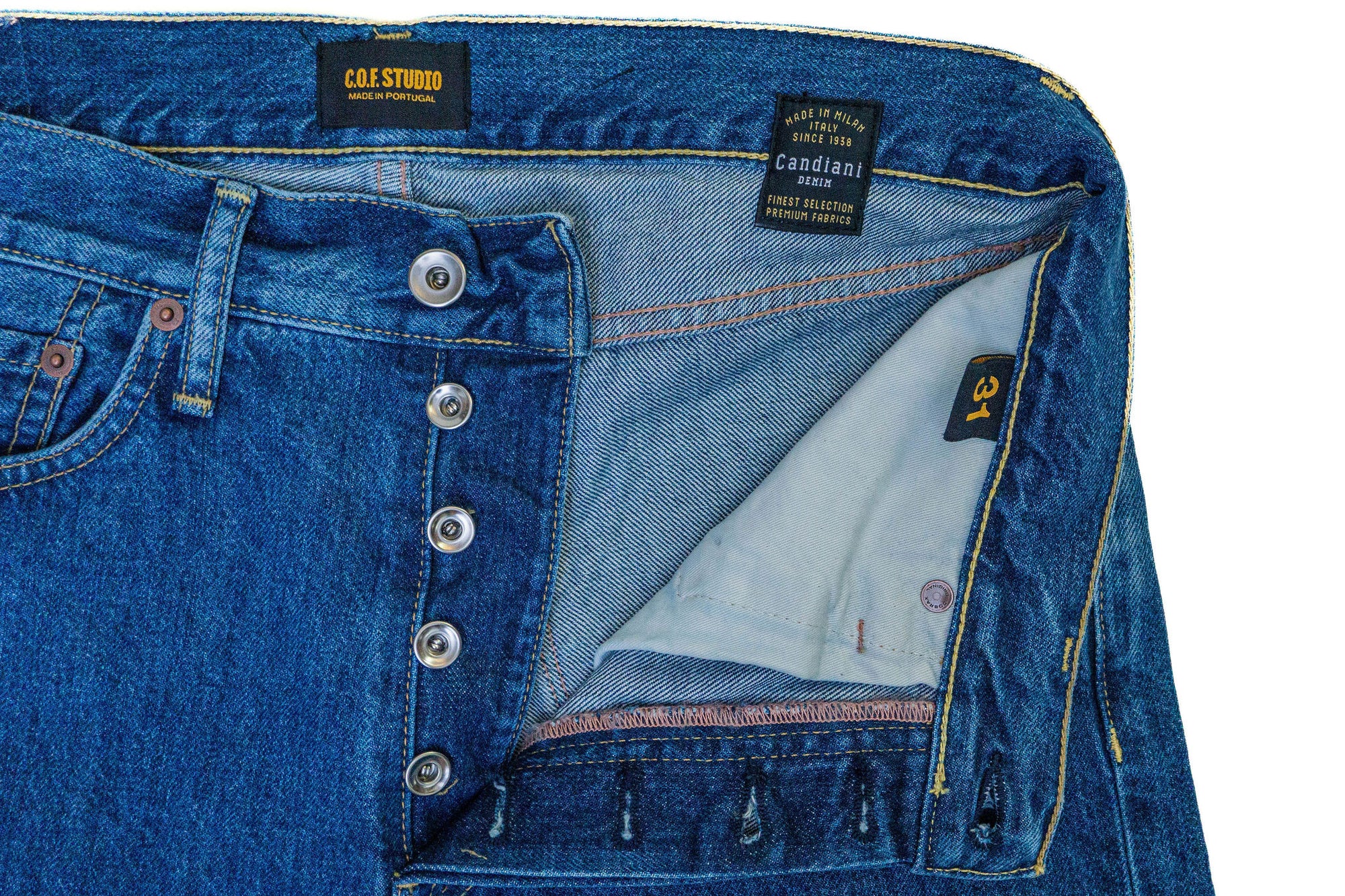 C.O.F. Studio M6 Straight - 13 oz. Selvedge 6x Wash