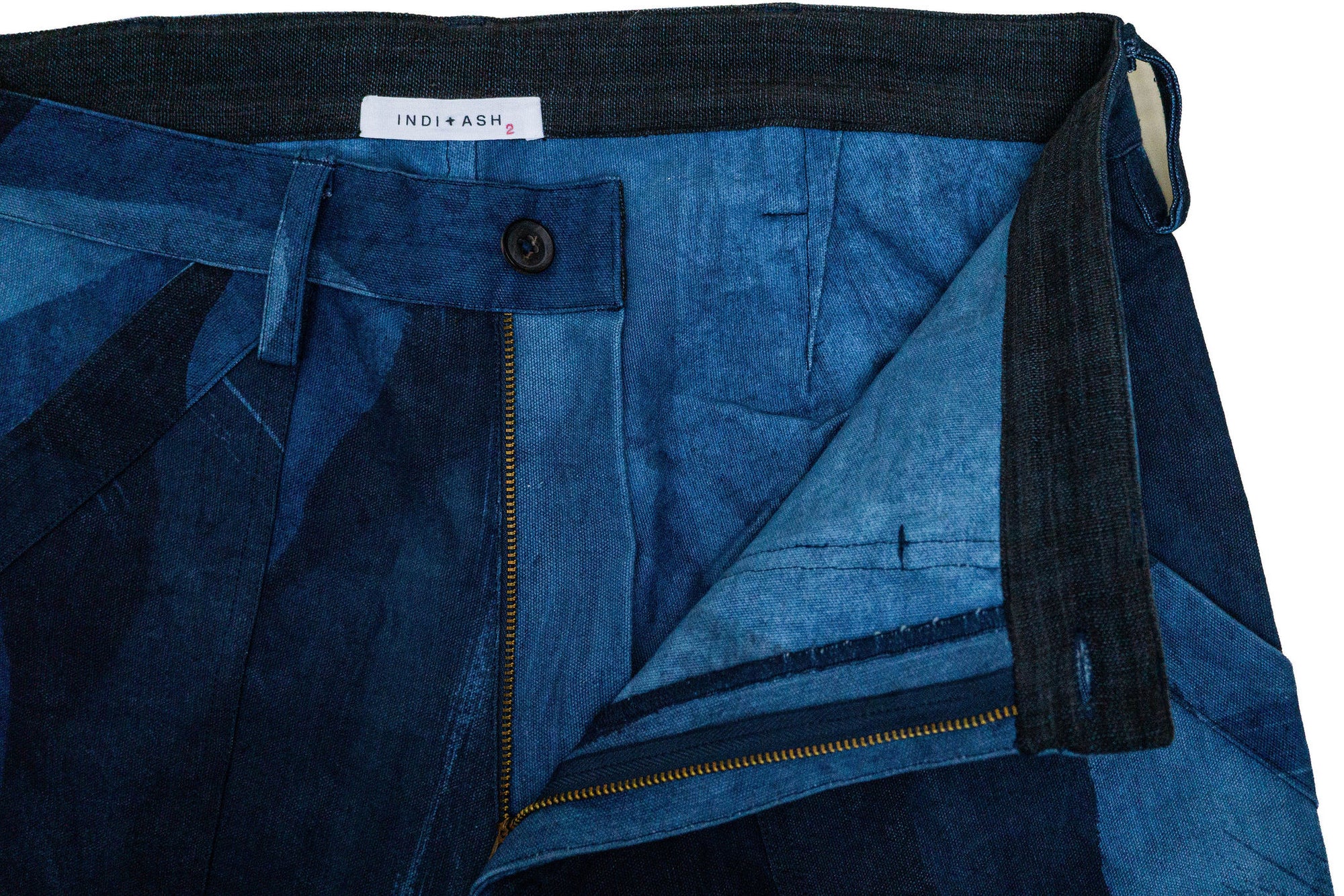 Indi + Ash Isaac Pant - Plant Indigo Paintbrush Camo