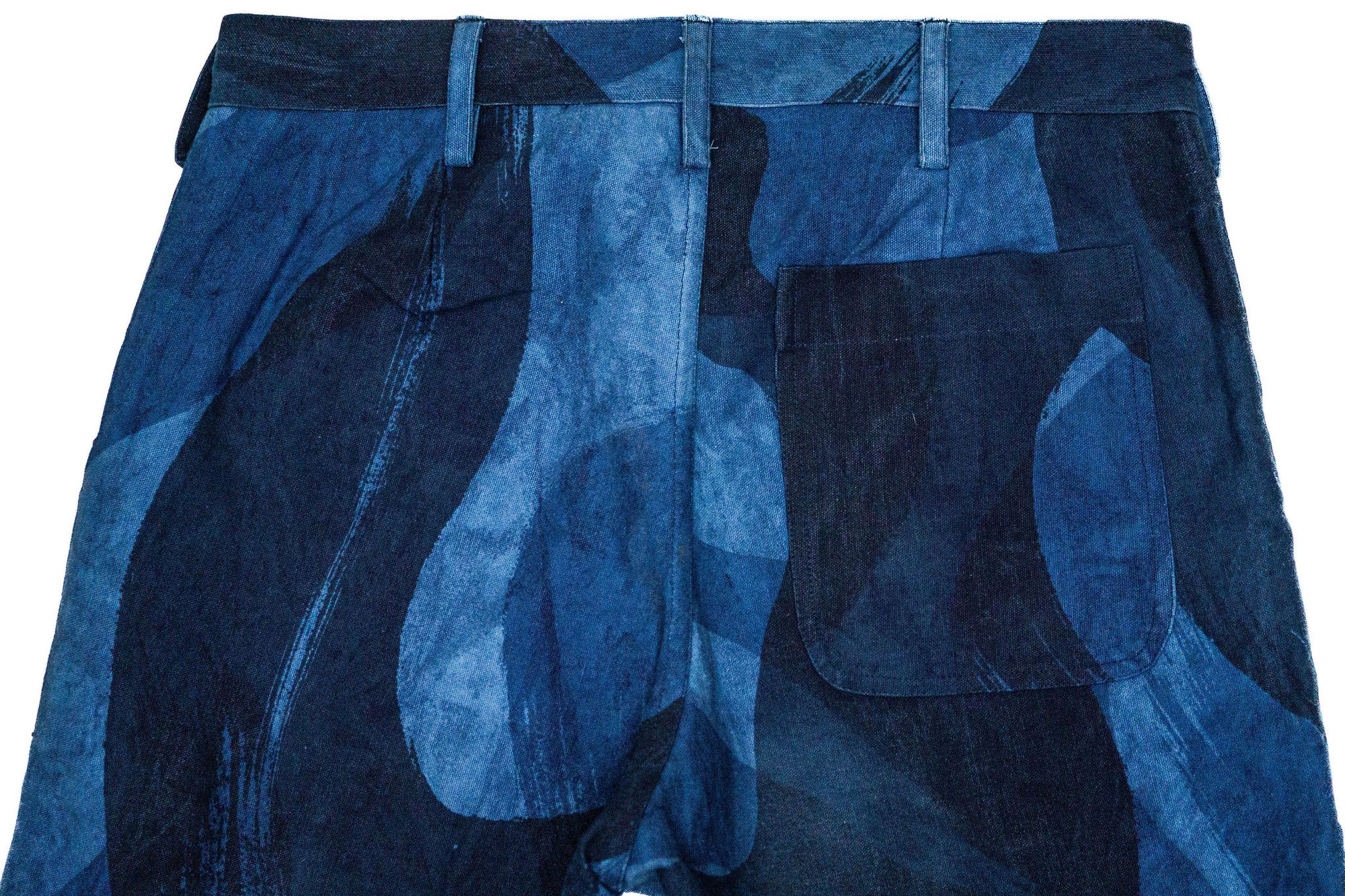 Indi + Ash Isaac Pant - Plant Indigo Paintbrush Camo