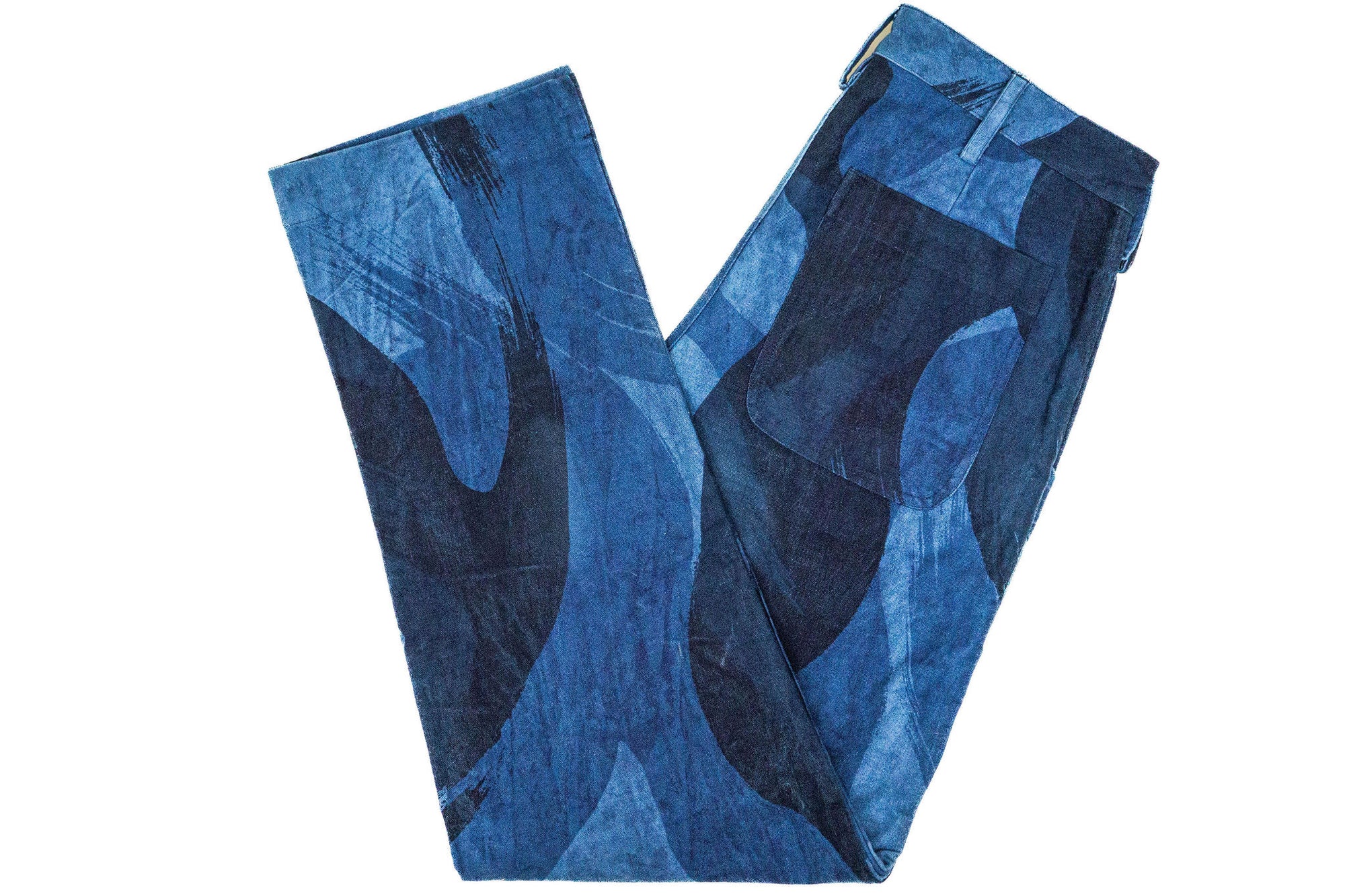 Indi + Ash Isaac Pant - Plant Indigo Paintbrush Camo