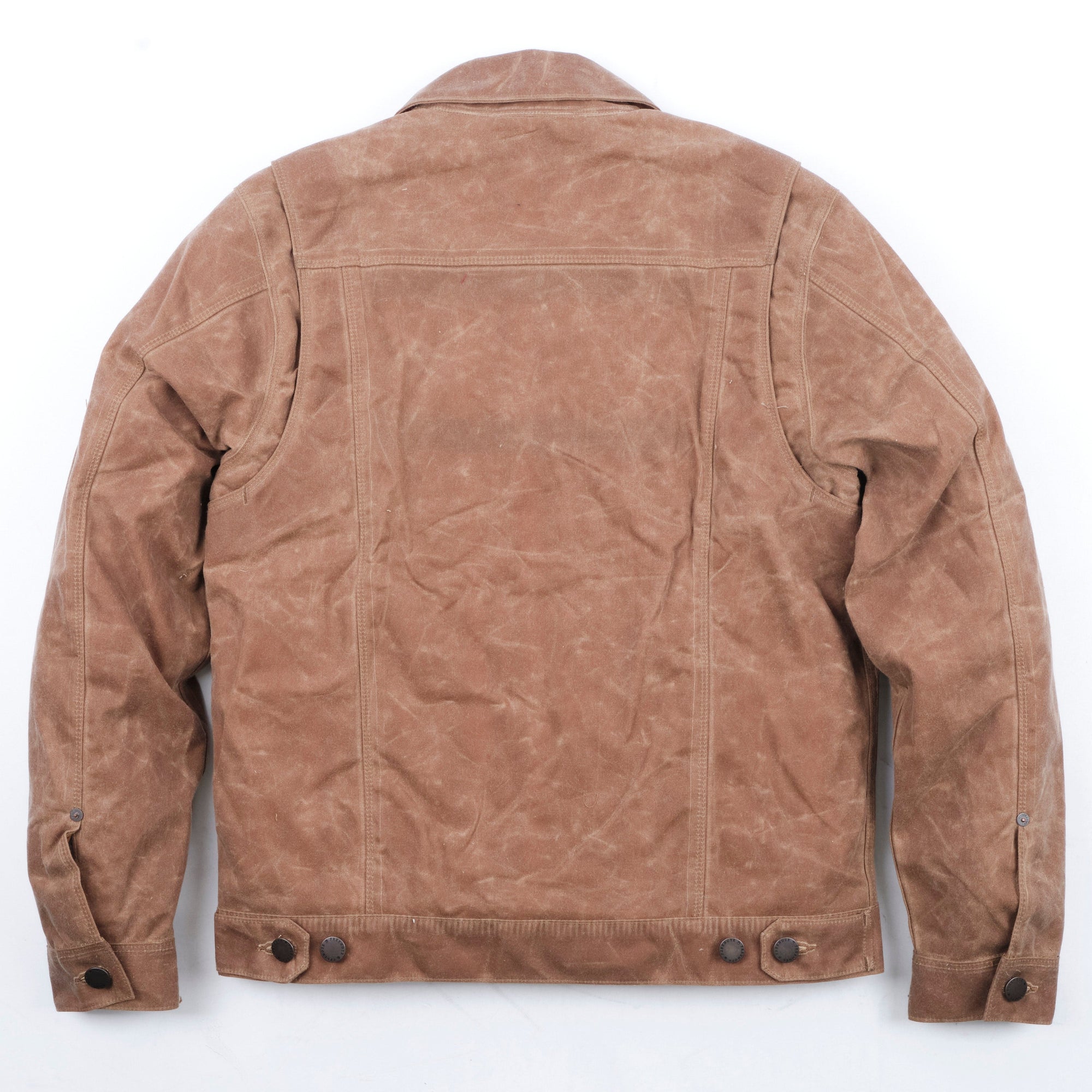 Freenote Cloth Riders Jacket Waxed Canvas- Rust