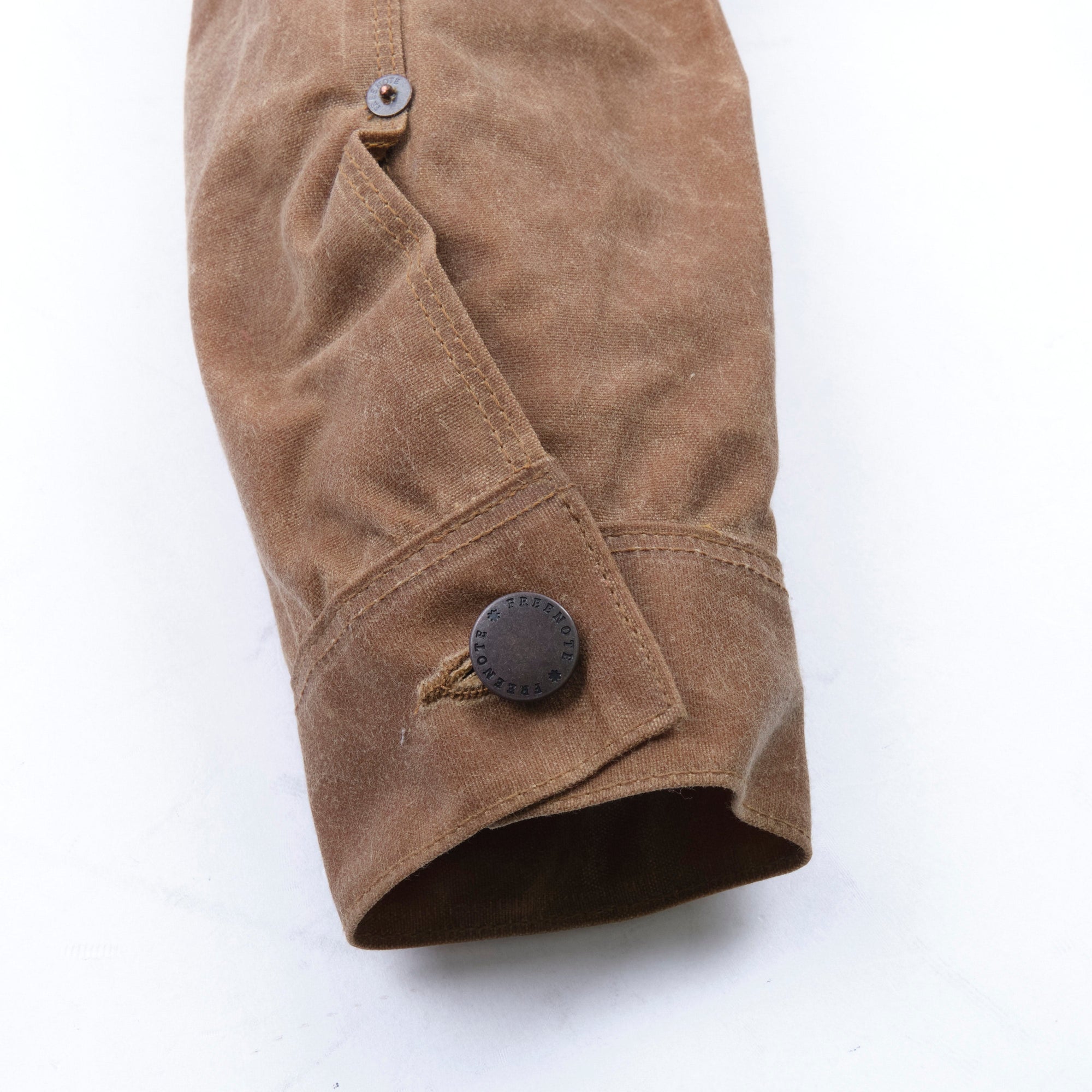 Freenote Cloth Riders Jacket Waxed Canvas- Rust