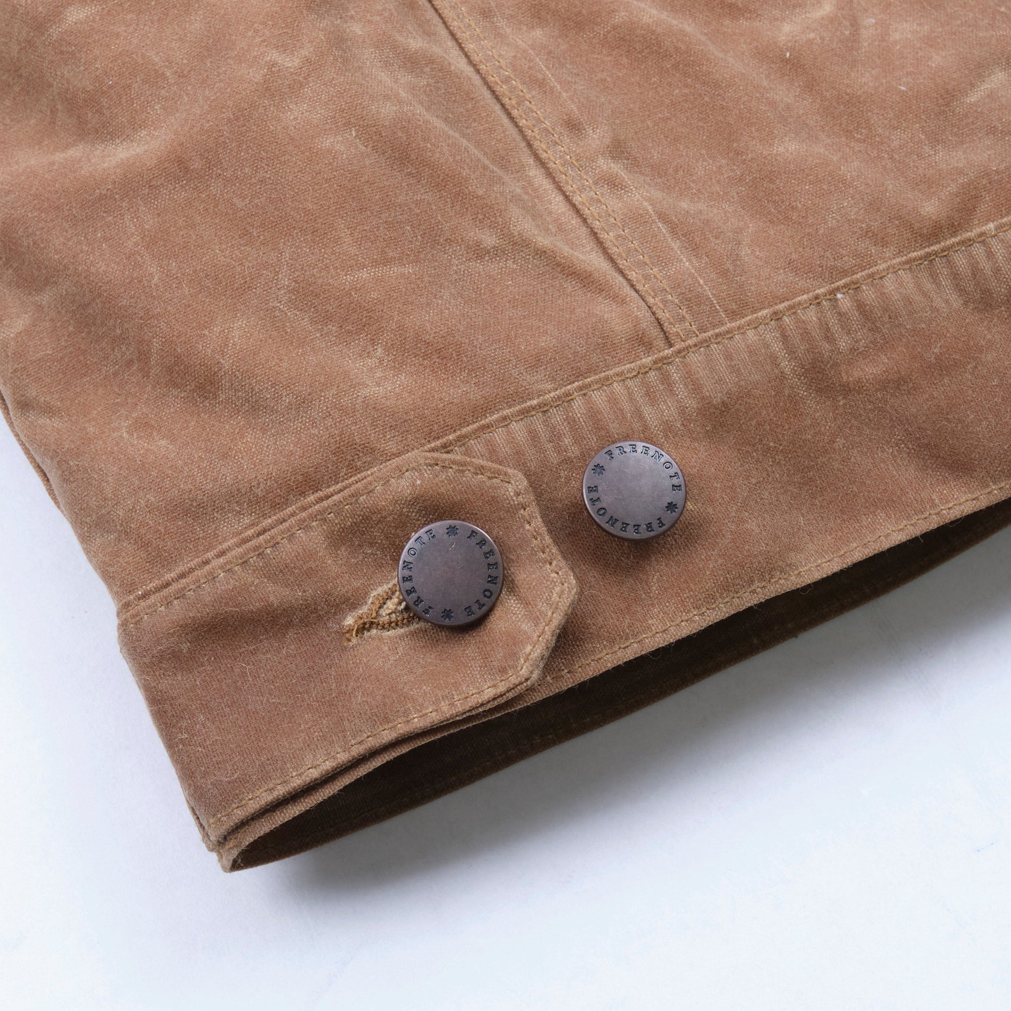 Freenote Cloth Riders Jacket Waxed Canvas- Rust