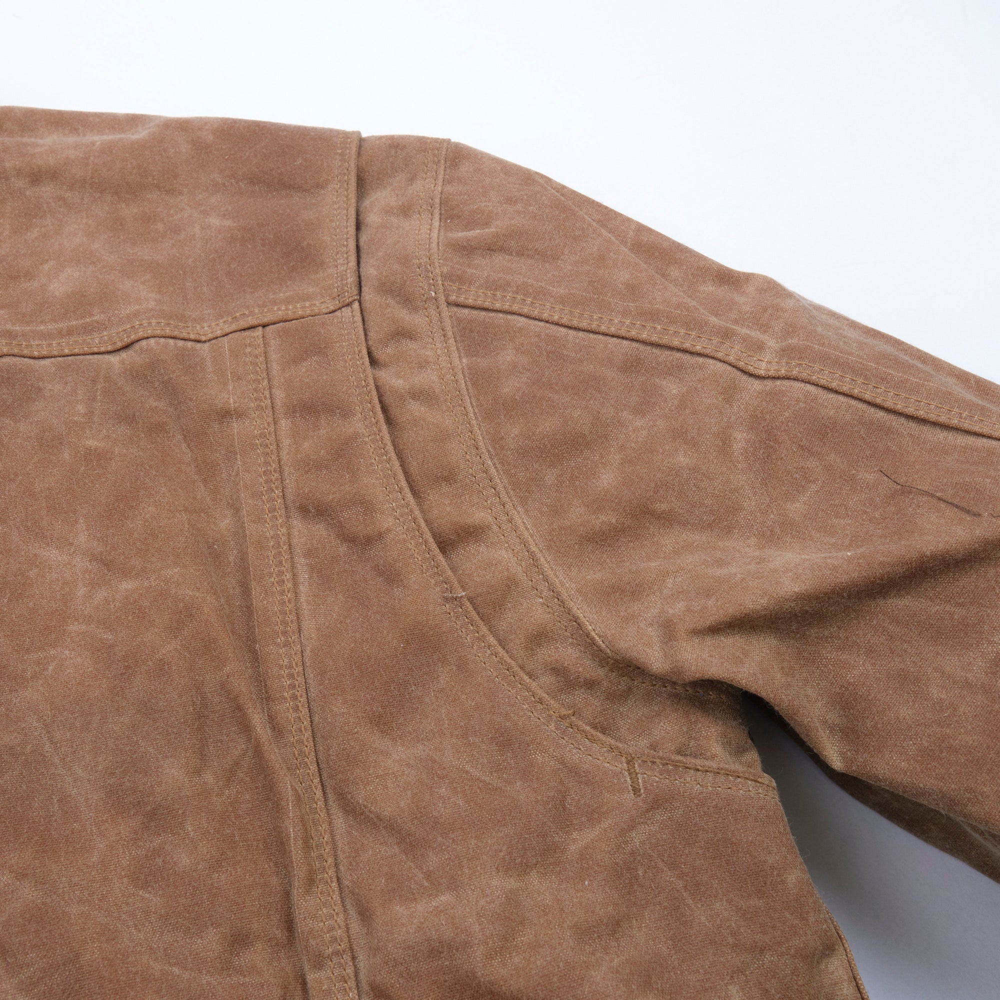 Freenote Cloth Riders Jacket Waxed Canvas- Rust