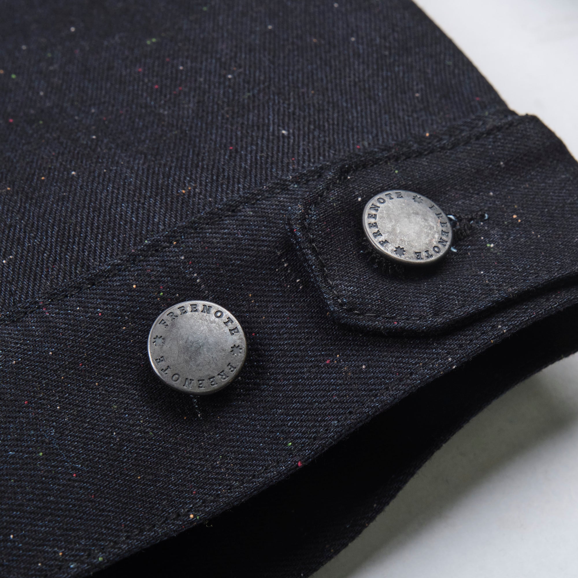 Freenote Cloth Riders Jacket - 14oz Raw Fleck