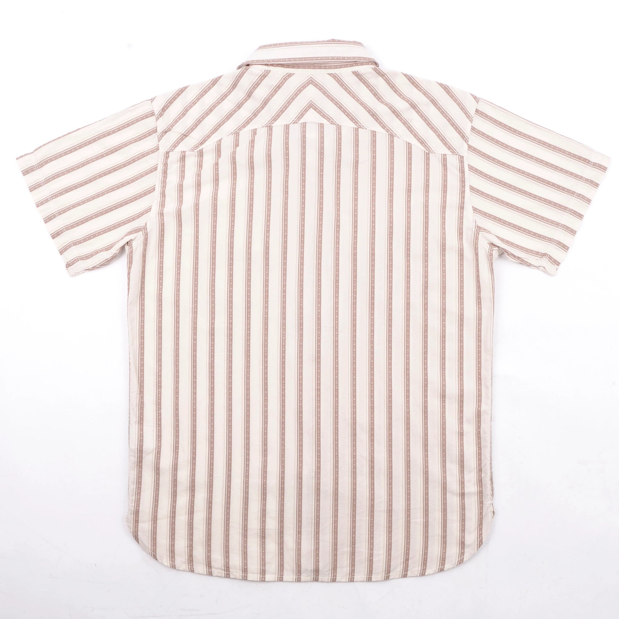 Freenote Cloth Calico S/S - Brown Stripe