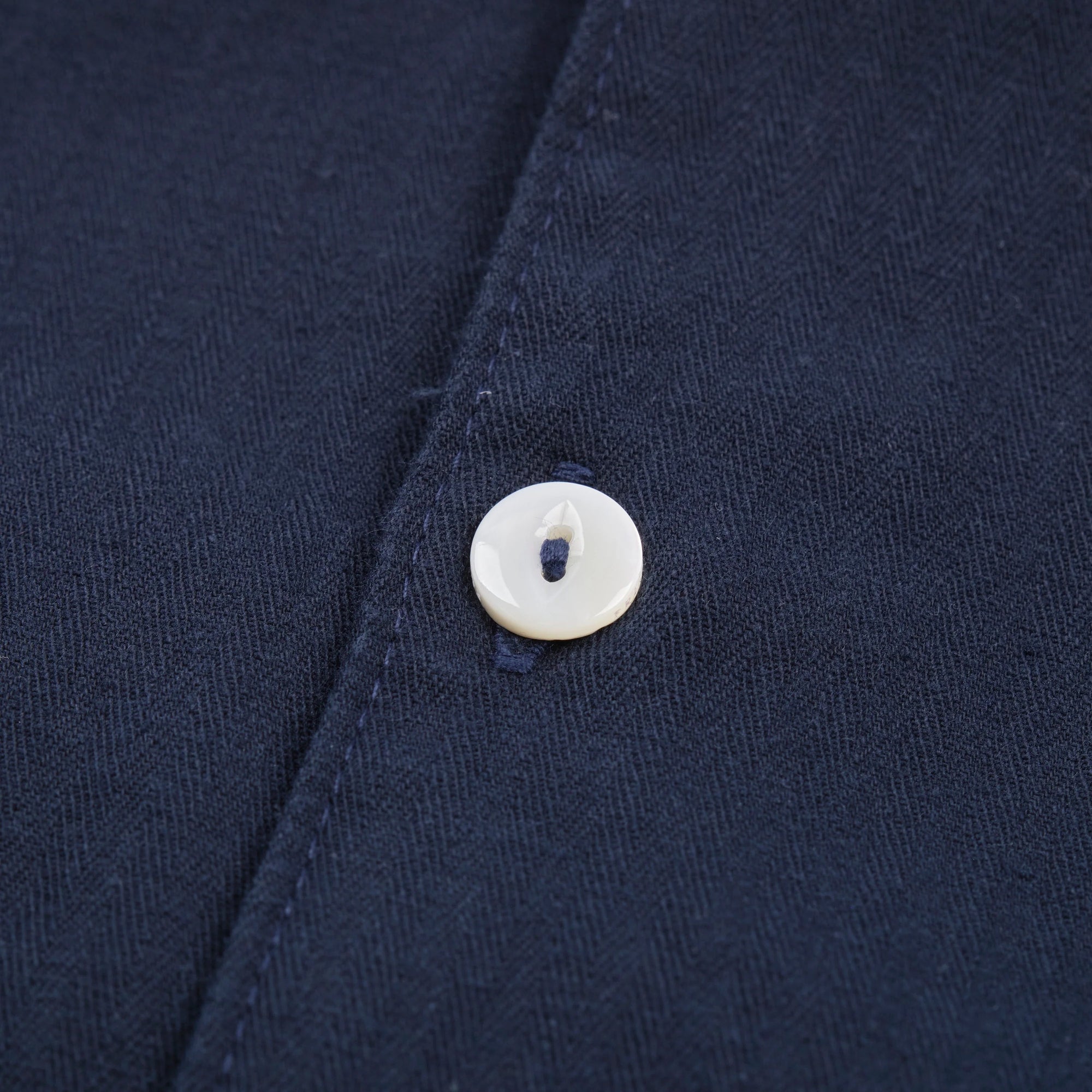 Freenote Cloth Cayucos - Navy Herringbone