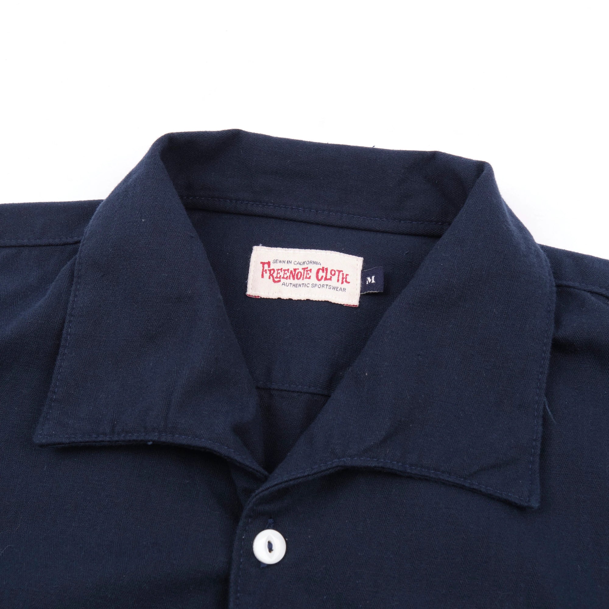 Freenote Cloth Cayucos - Navy Herringbone