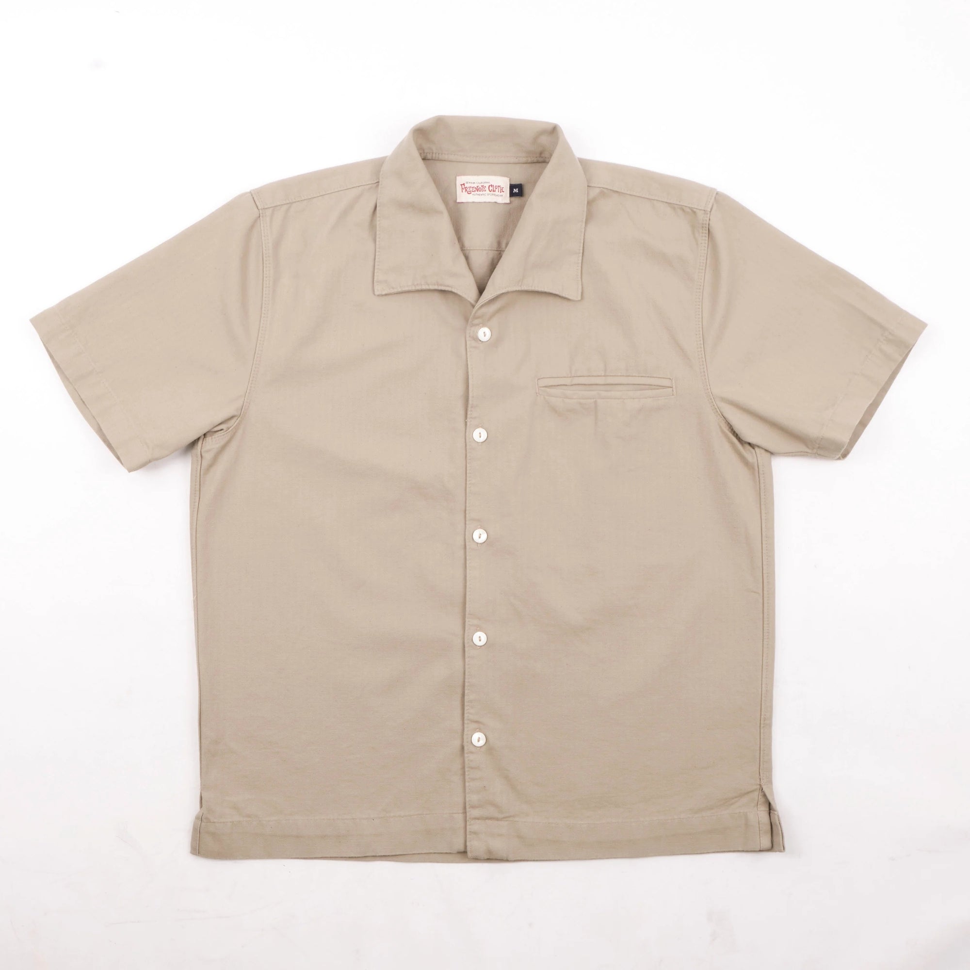 Freenote Cloth Cayucos - Tan Herringbone
