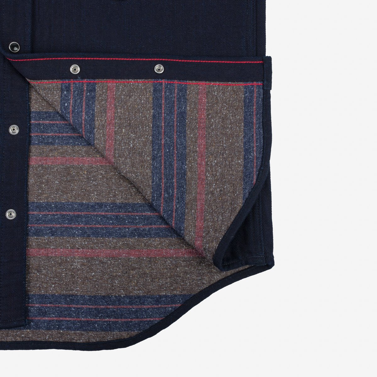 Iron Heart IHSH-368-IND 14oz Double Cloth Western Shirt - Indigo