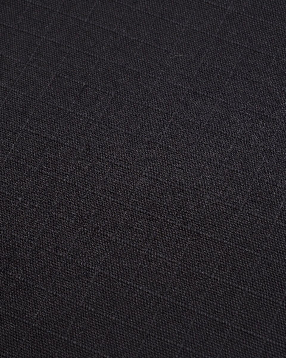 Iron Heart IHSH-415-BLK 8oz Ripstop Short Sleeved Mechanic Shirt - Black