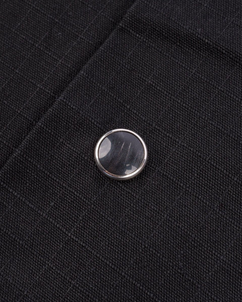 Iron Heart IHSH-415-BLK 8oz Ripstop Short Sleeved Mechanic Shirt - Black