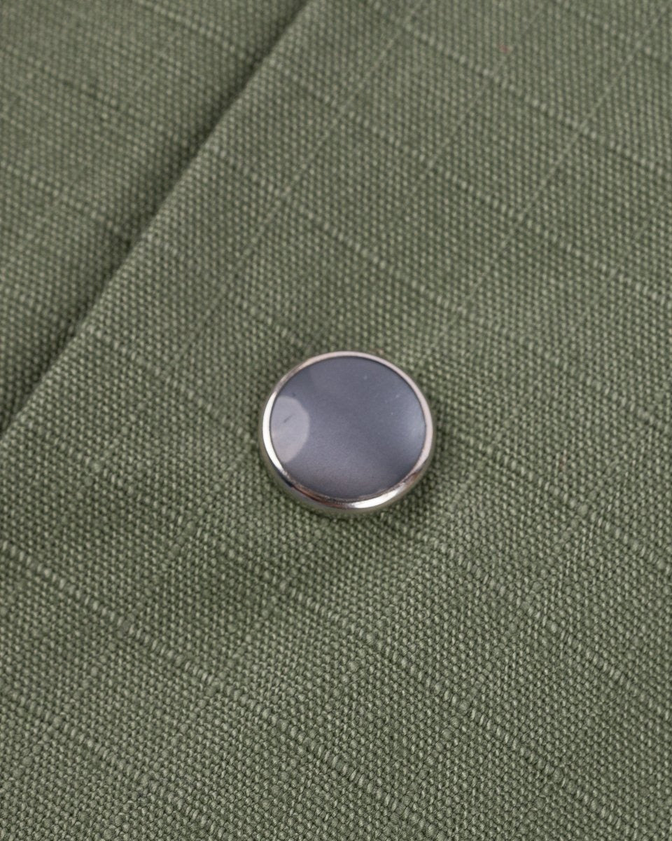 Iron Heart IHSH-415-GRN 8oz Ripstop Short Sleeved Mechanic Shirt - Military Green