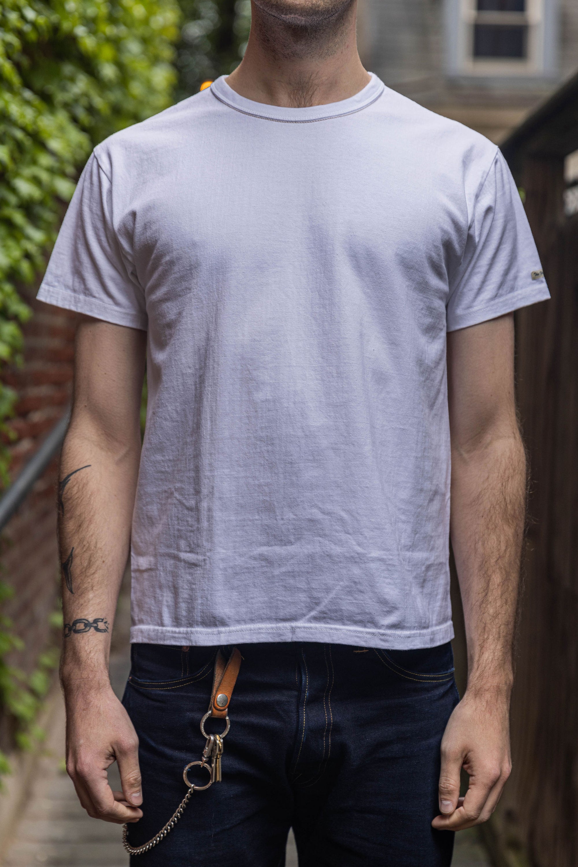 The Flat Head THC Plain T-Shirt - White