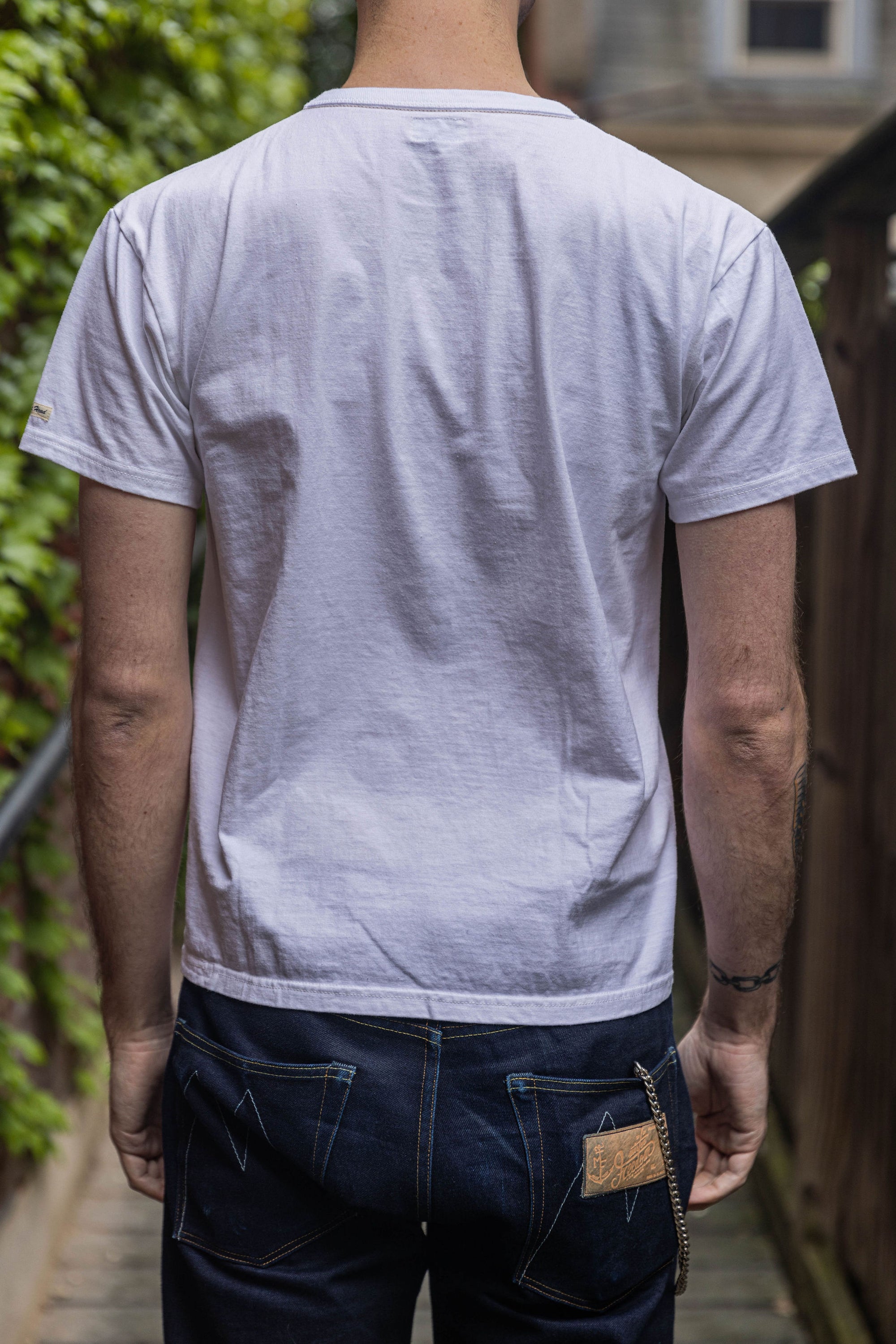 The Flat Head THC Plain T-Shirt - White