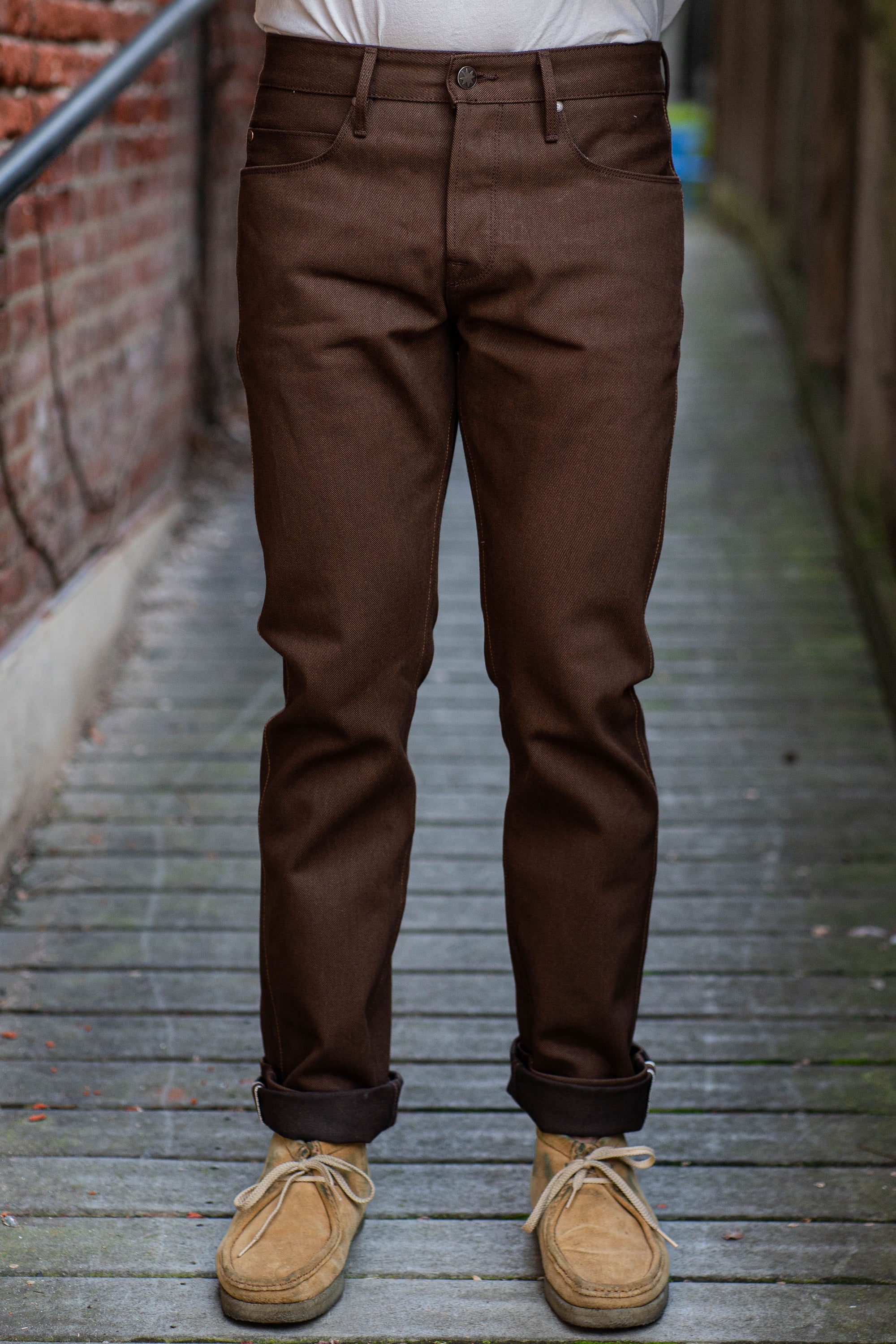 Freenote Cloth Rios - 15oz Dark Brown Denim