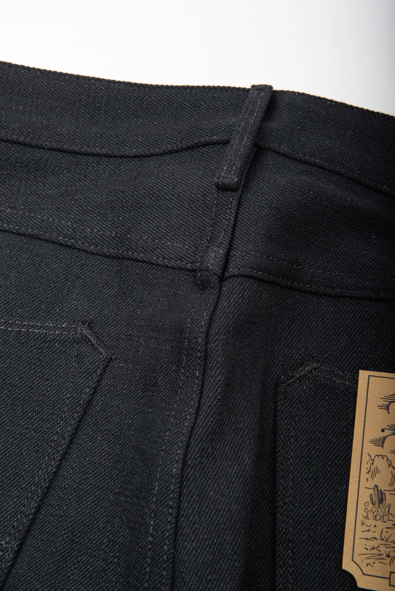 Freenote Cloth Wilkes - 17oz Black Slub