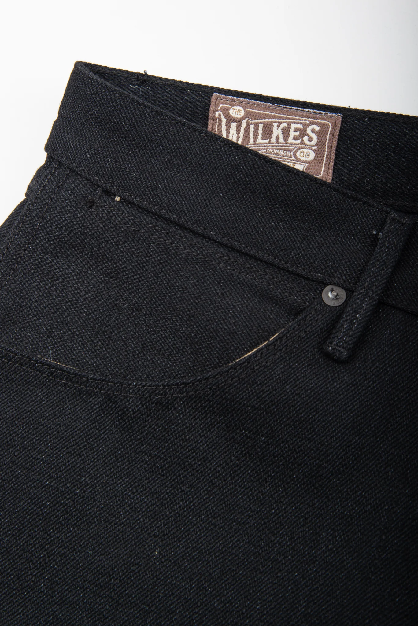 Freenote Cloth Wilkes - 17oz Black Slub