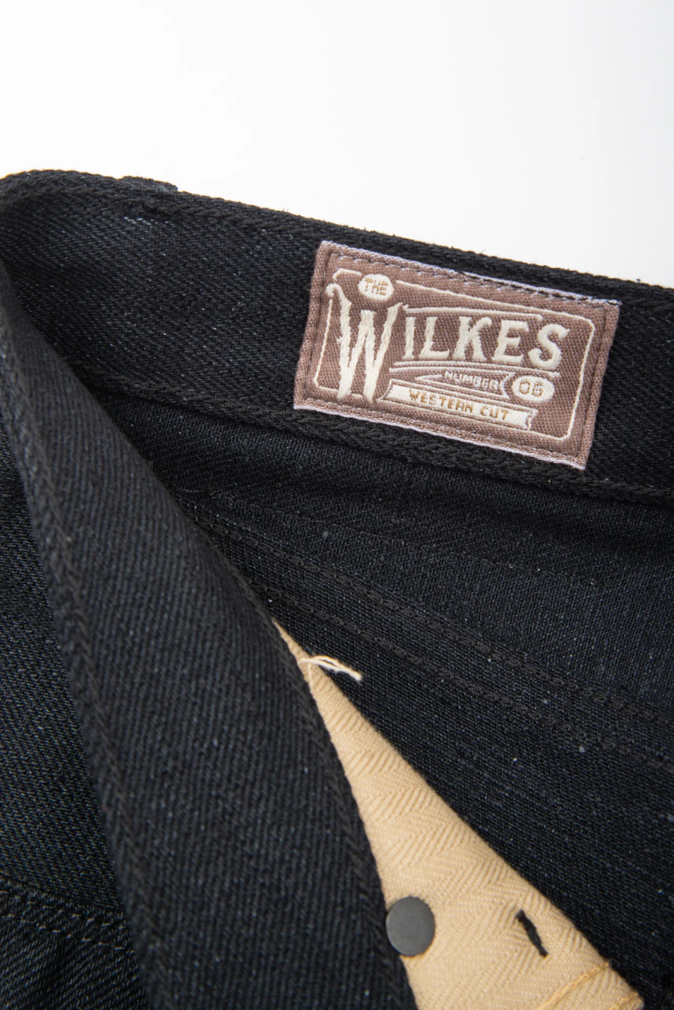 Freenote Cloth Wilkes - 17oz Black Slub