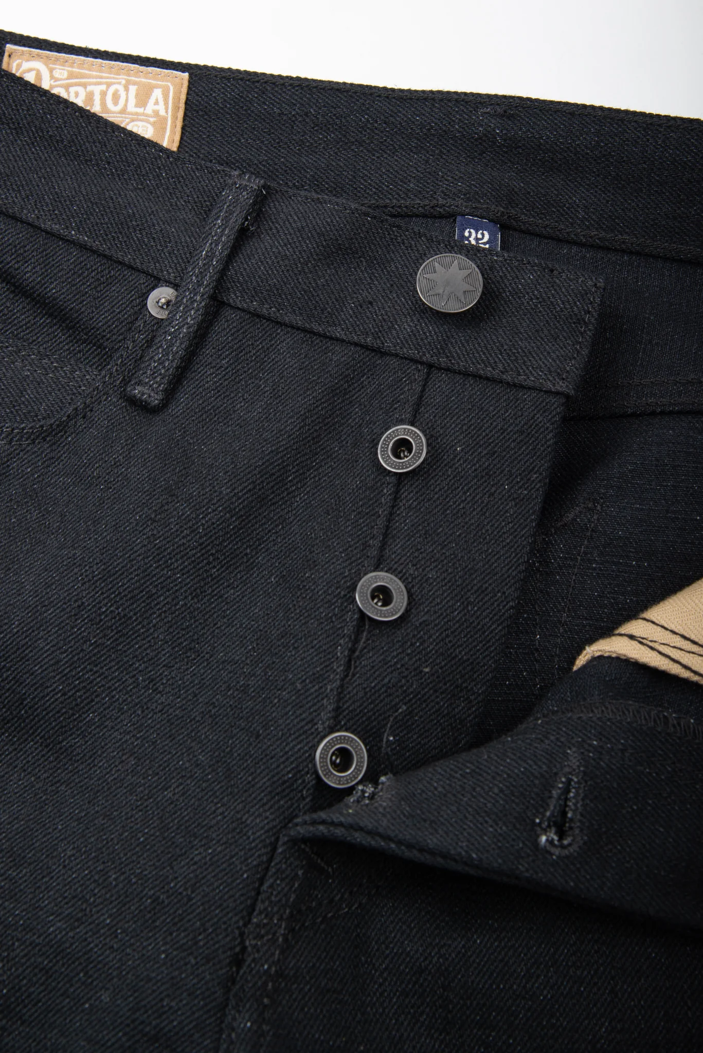 Freenote Cloth Portola - 17oz Black Slub