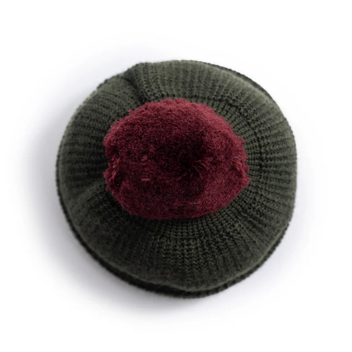 Heimat Textil Signal Hat - Military Green/Burgundy