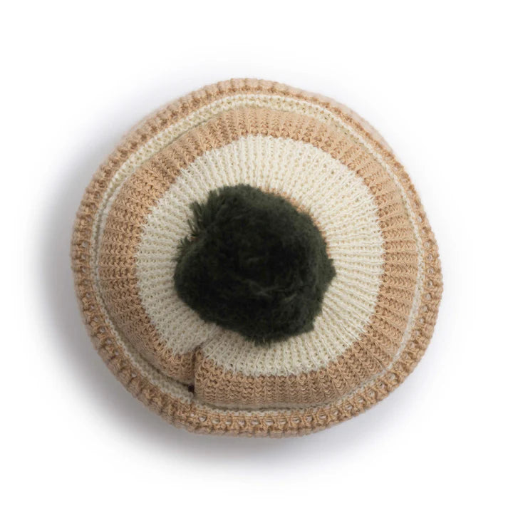 Heimat Textil Jailhouse Bobble Hat - Desert/Seashell/Military Green