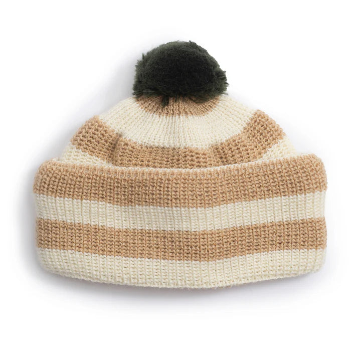 Heimat Textil Jailhouse Bobble Hat - Desert/Seashell/Military Green
