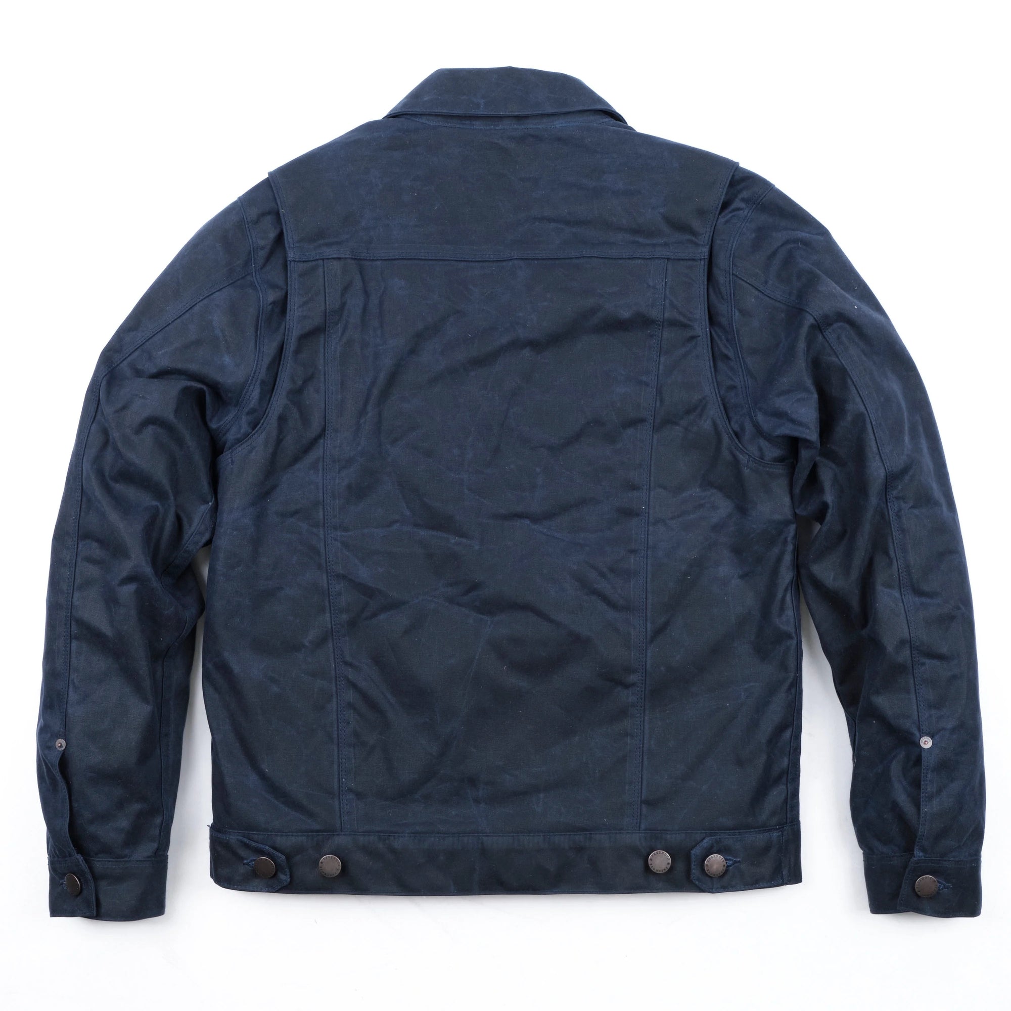 Freenote Cloth Waxed Riders Jacket - Navy