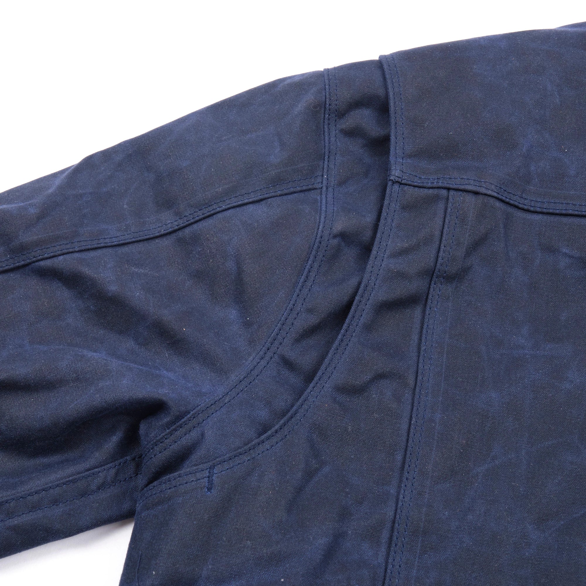 Freenote Cloth Waxed Riders Jacket - Navy