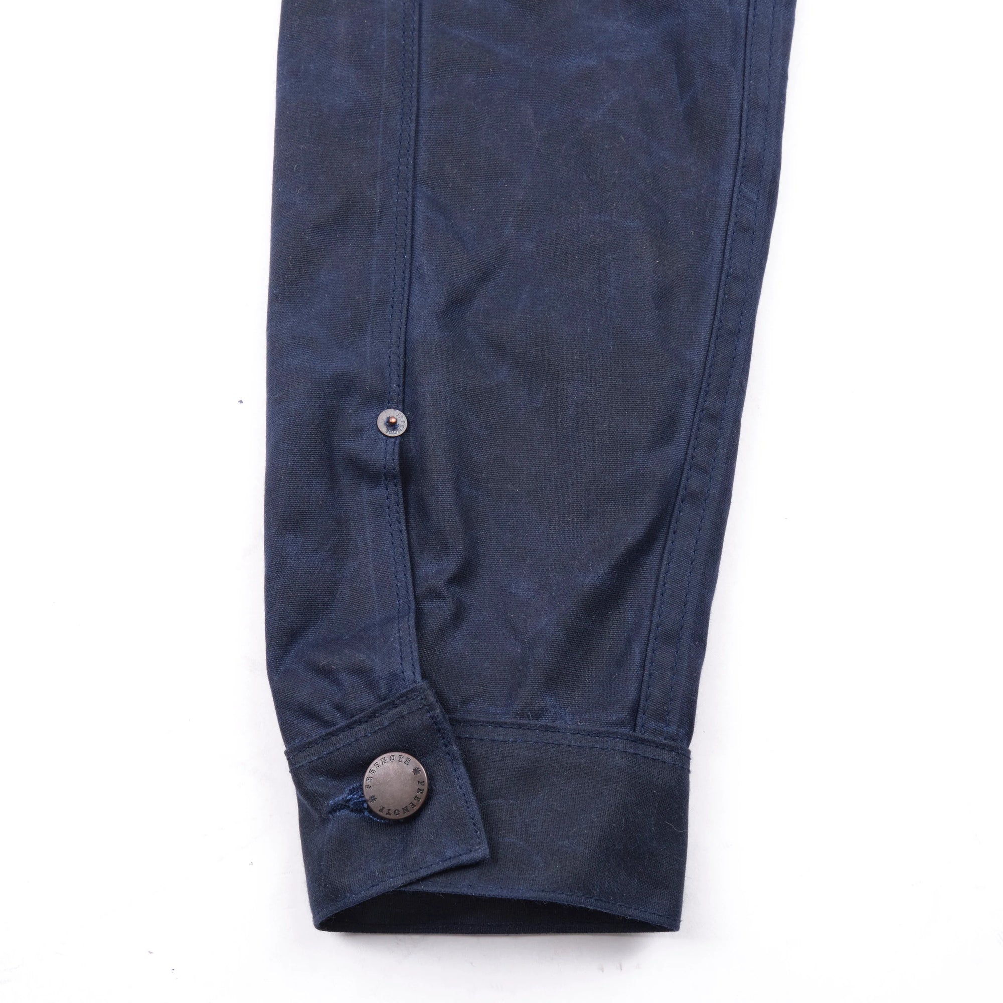 Freenote Cloth Waxed Riders Jacket - Navy