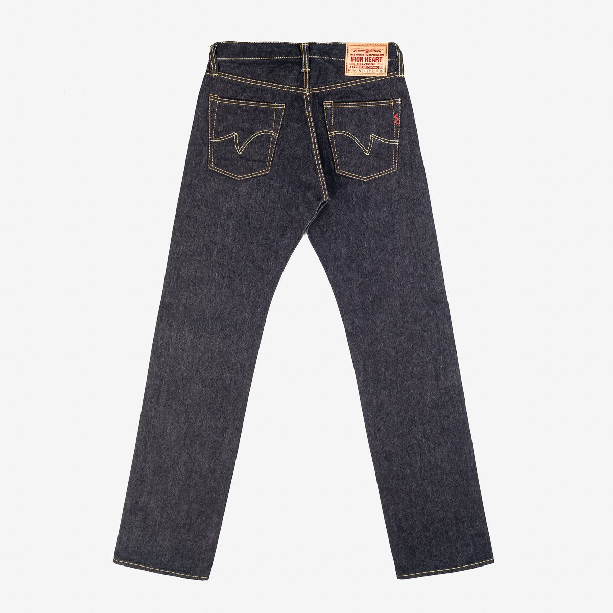 Iron Heart IH-634-142 14oz Selvedge Denim Straight Cut Jeans - Indigo