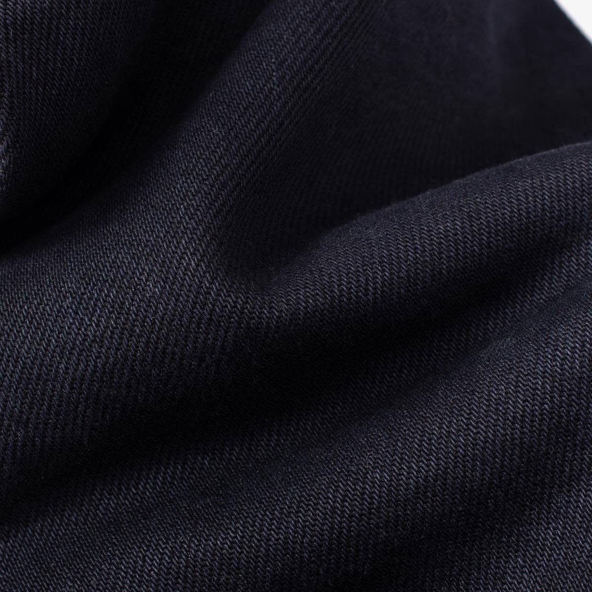 Iron Heart IH-634S-B 21oz Selvedge Denim Straight Cut Jeans - Indigo Overdyed Black