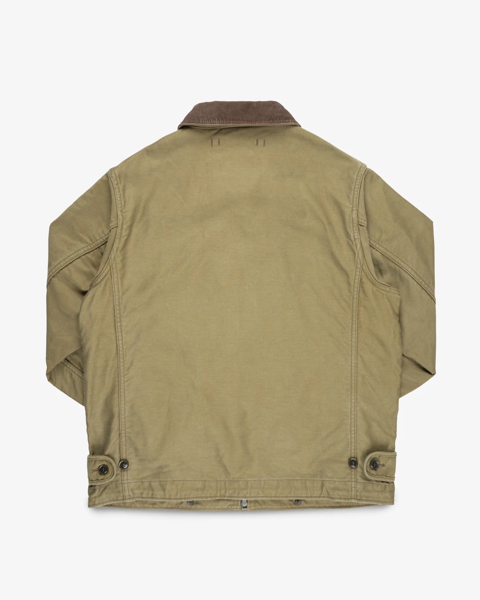 Iron Heart IHM-48-KHA 12oz Whipcord Lightweight N1 Deck Jacket - Khaki