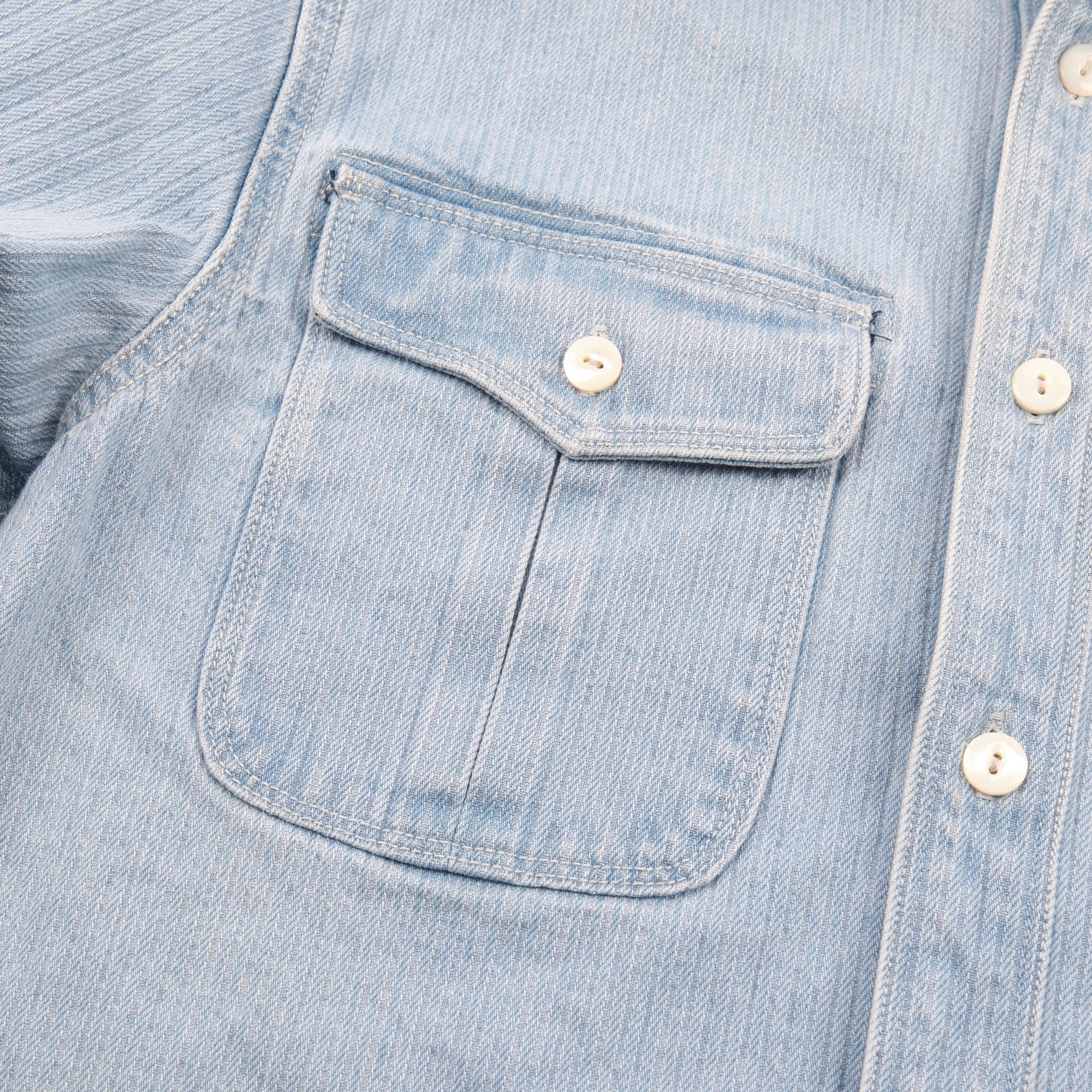 Freenote Cloth Rancho - Bleach Indigo Cord