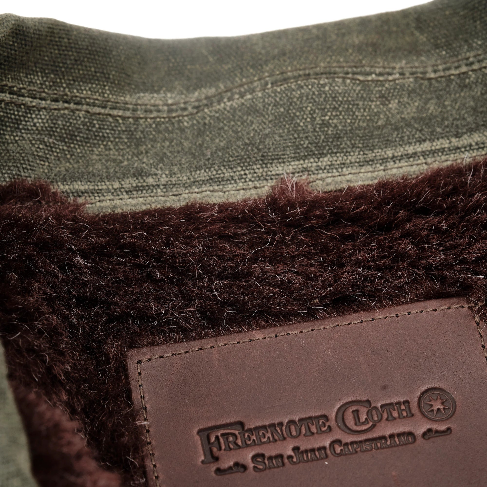 Freenote Cloth Riders Jacket Heavy Waxed Canvas - Olive Alpaca