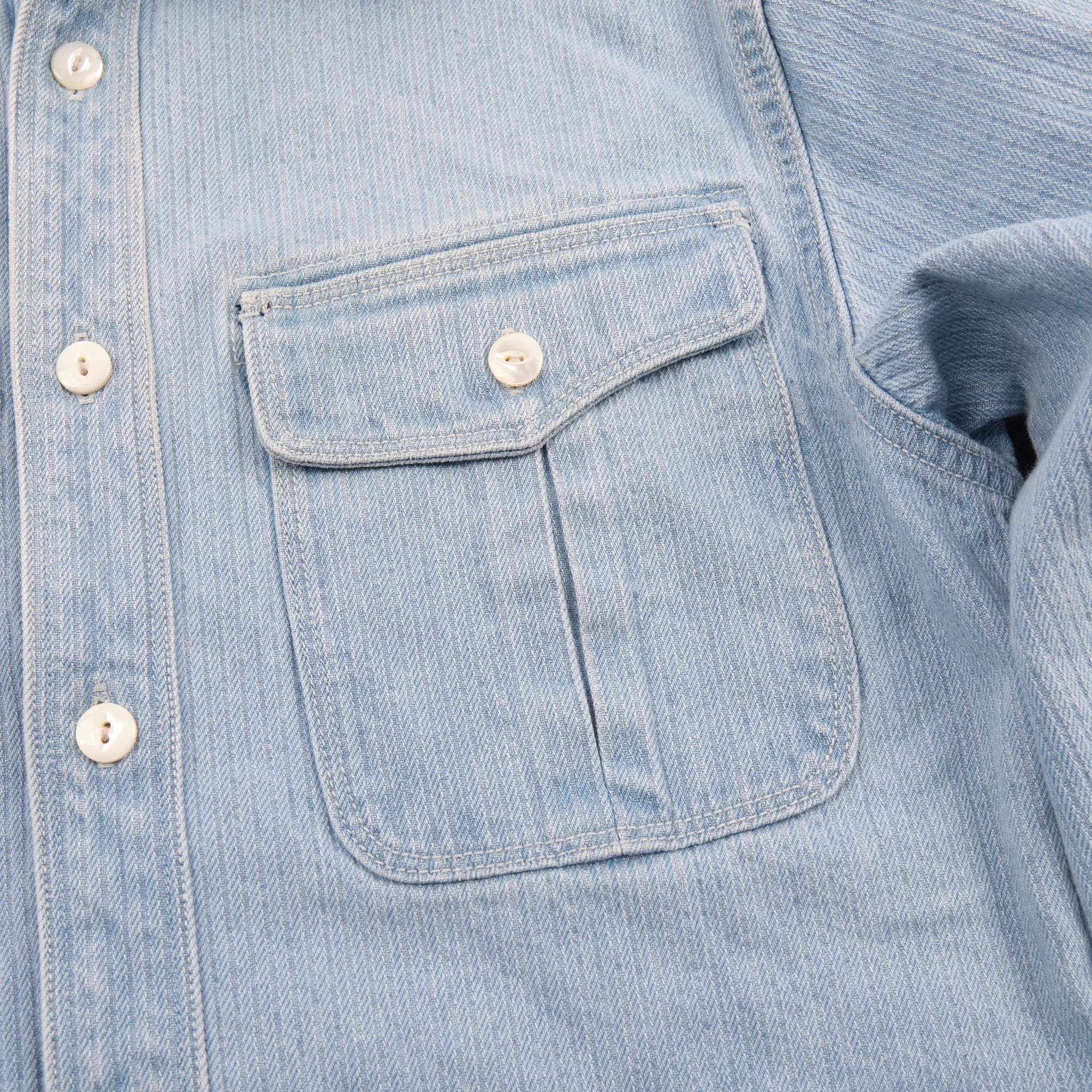 Freenote Cloth Rancho - Bleach Indigo Cord